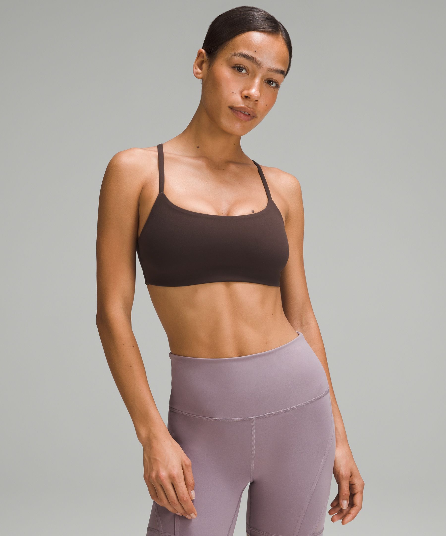 Lululemon Wunder Train Strappy Racer Bra Light Support, C/d Cup