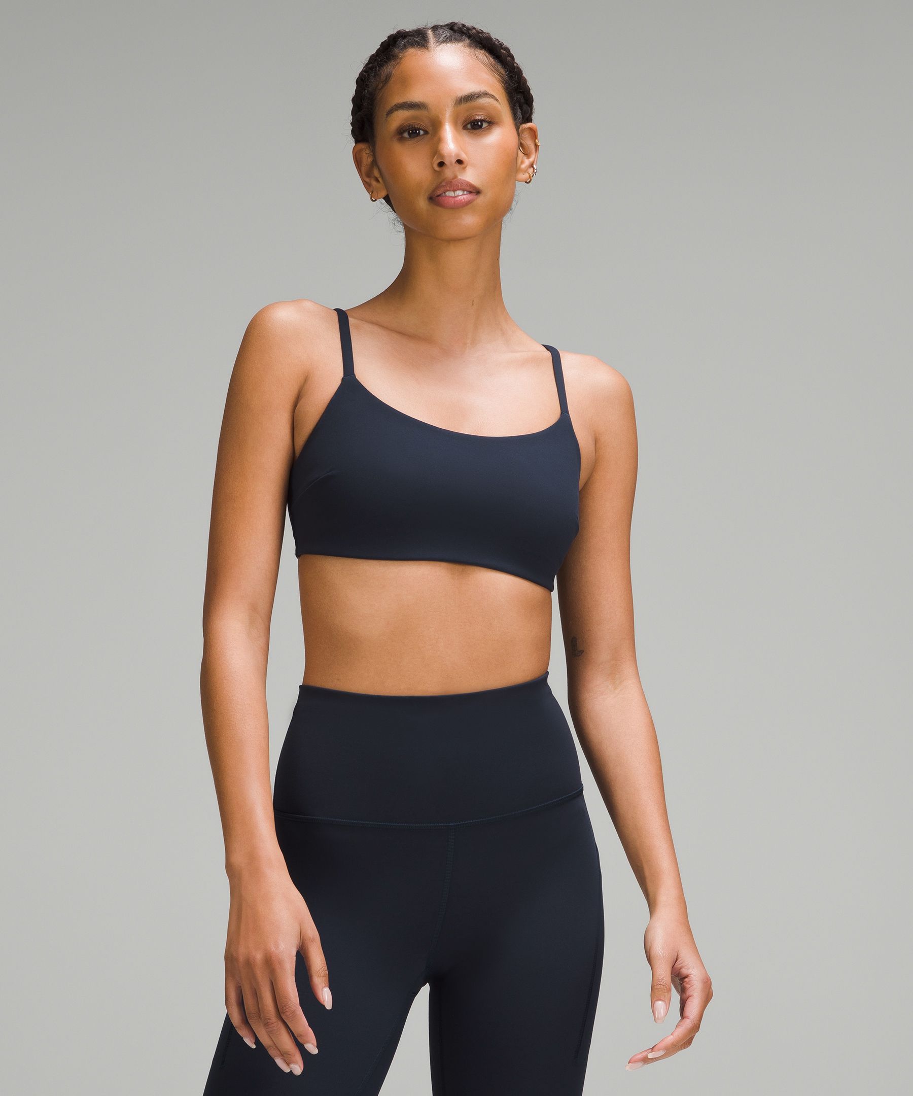 Buy Pink Strappy Back Medium Impact Sports Bra from Next Luxembourg