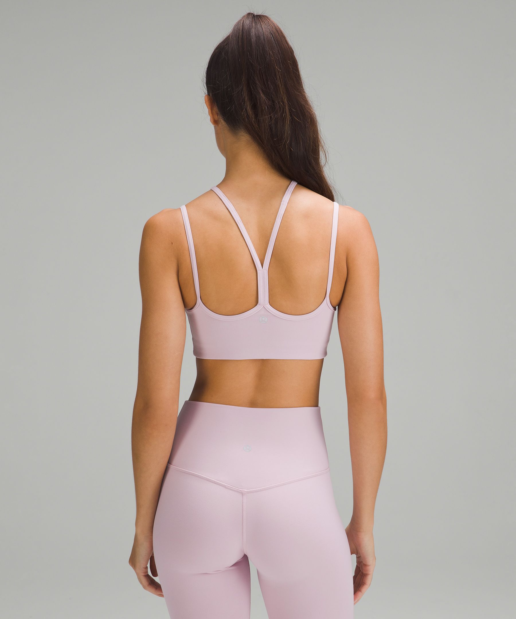 Lululemon Athletica Flow Y Bra Light Support, A–C Cups (White, 4) at   Women's Clothing store