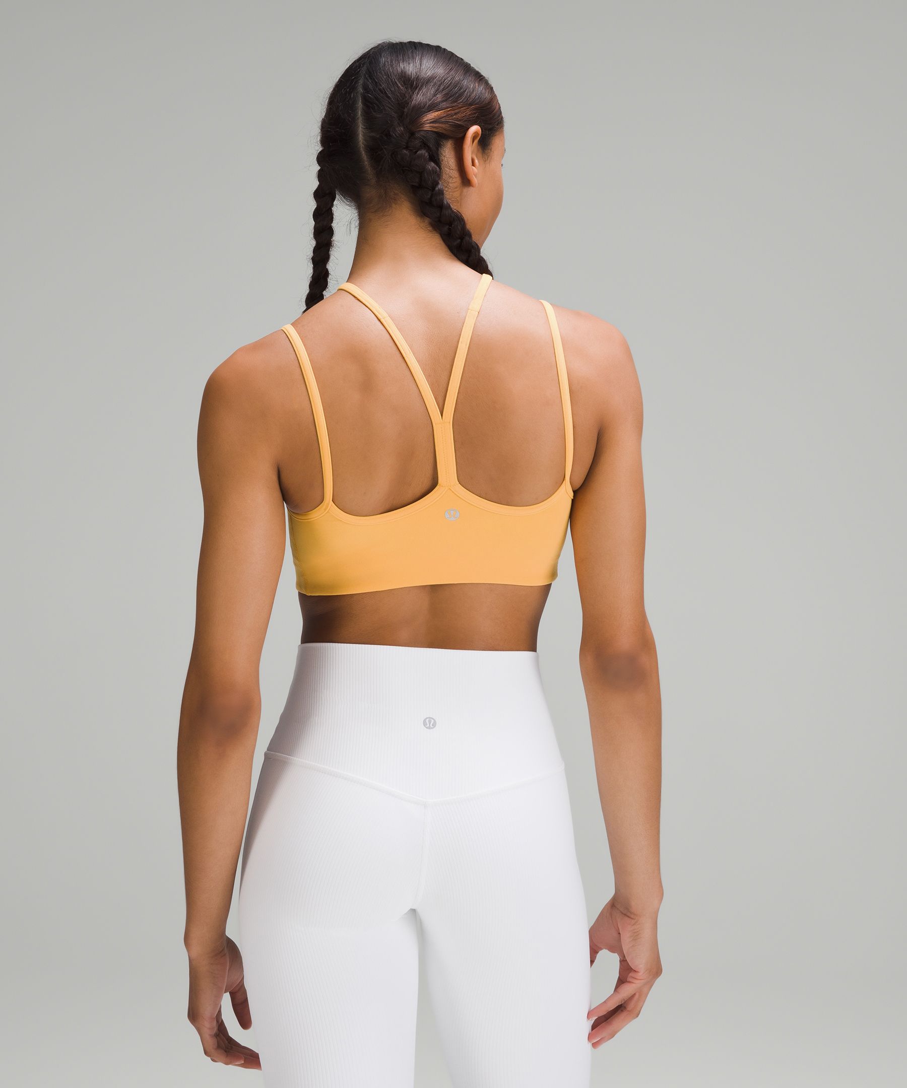 Lululemon athletica Flow Y Strappy Bra Nulu *Light Support, A–C Cups, Women's Bras