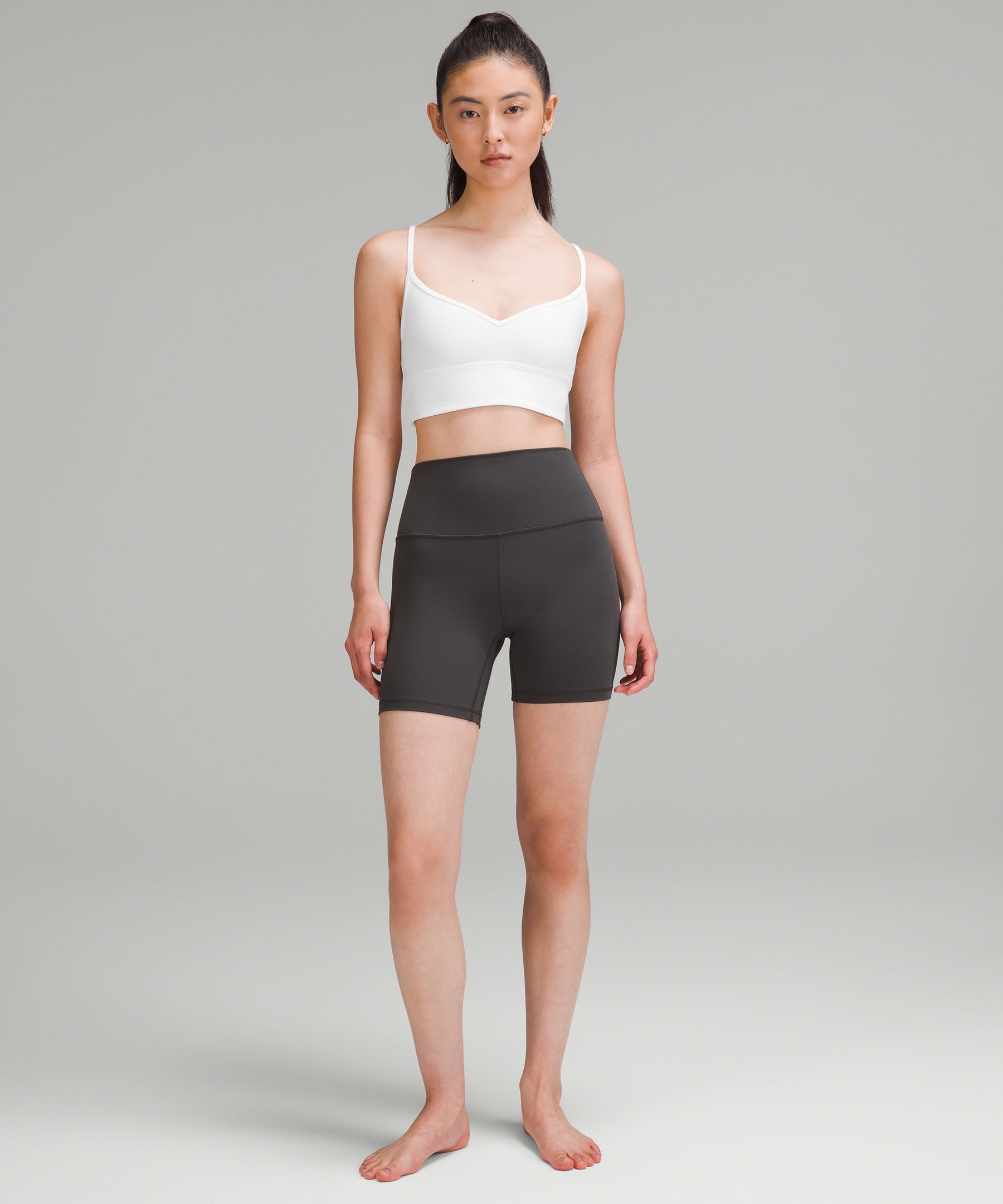 Lululemon Invigorate Bra Long Line size 4 Gray - $39 (32% Off Retail) -  From Michelle