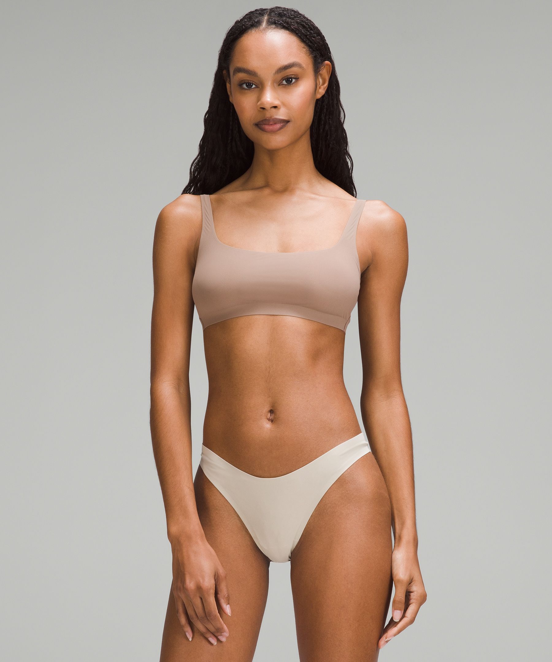 SKIMS Mesh Scoop Bralette - Beige