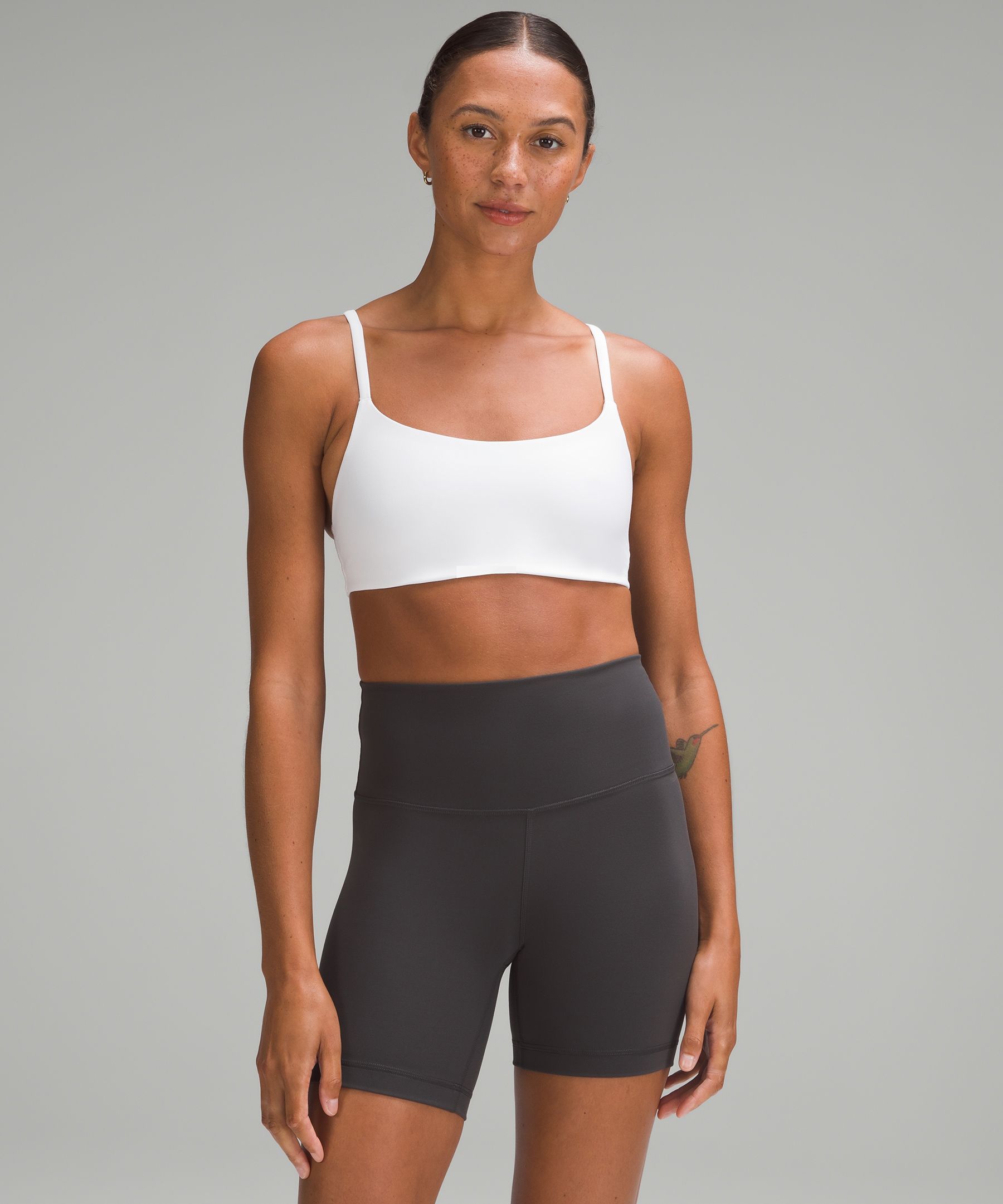 Lululemon Wunder Train Strappy Racer Bra Light Support, A/b Cup