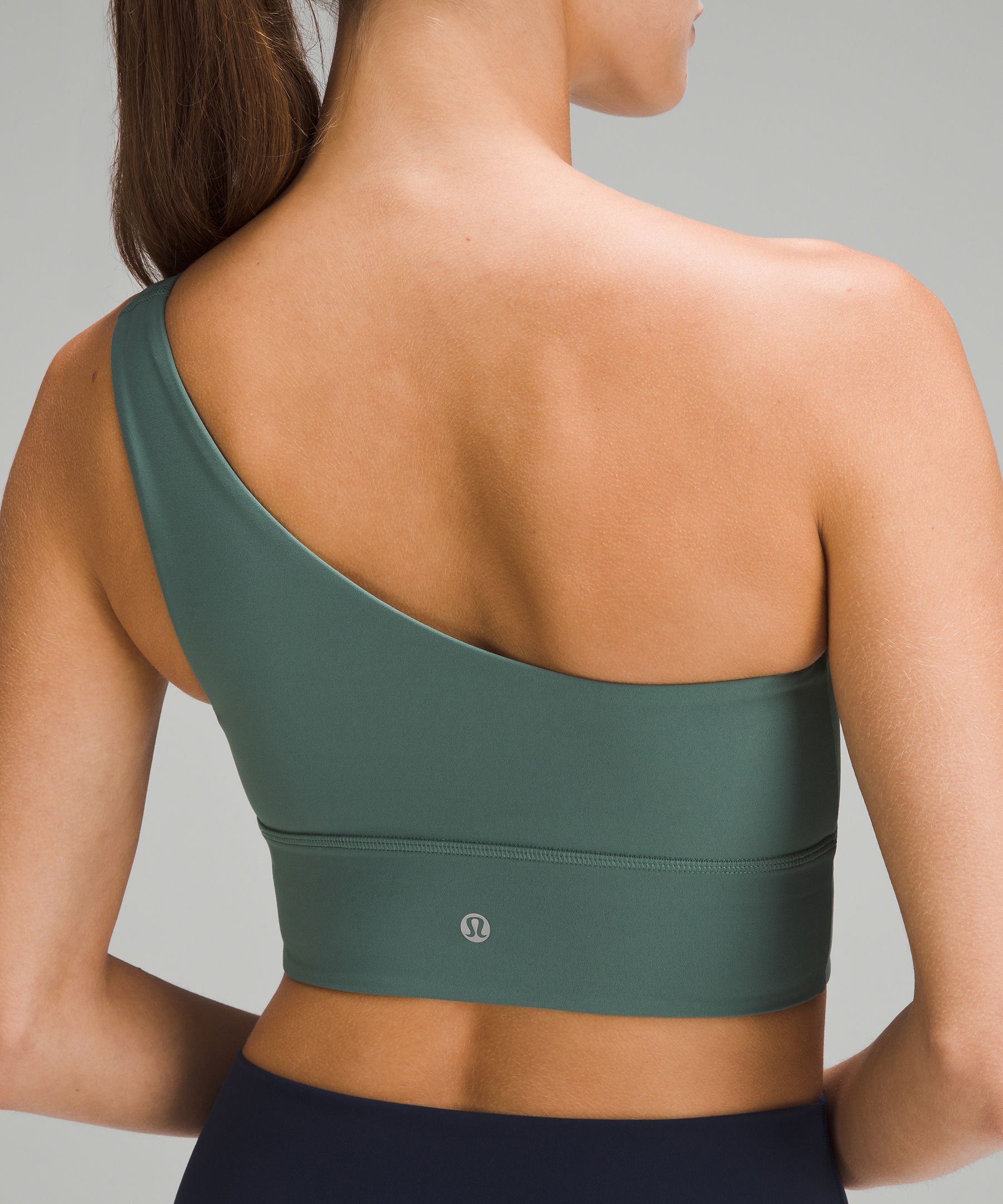 Lululemon Align Asymmetrical Bra *Light Support, A/B Cup - Rhino Grey -  lulu fanatics