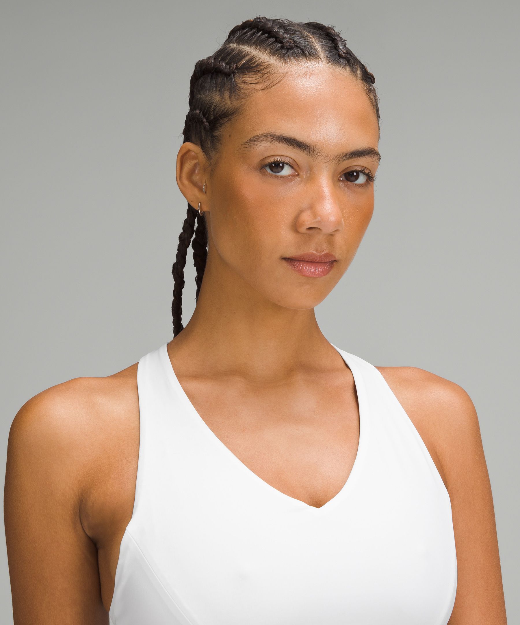 Lululemon Tank With Built-In Bra White Size 8 - $24 (58% Off Retail) - From  Julia