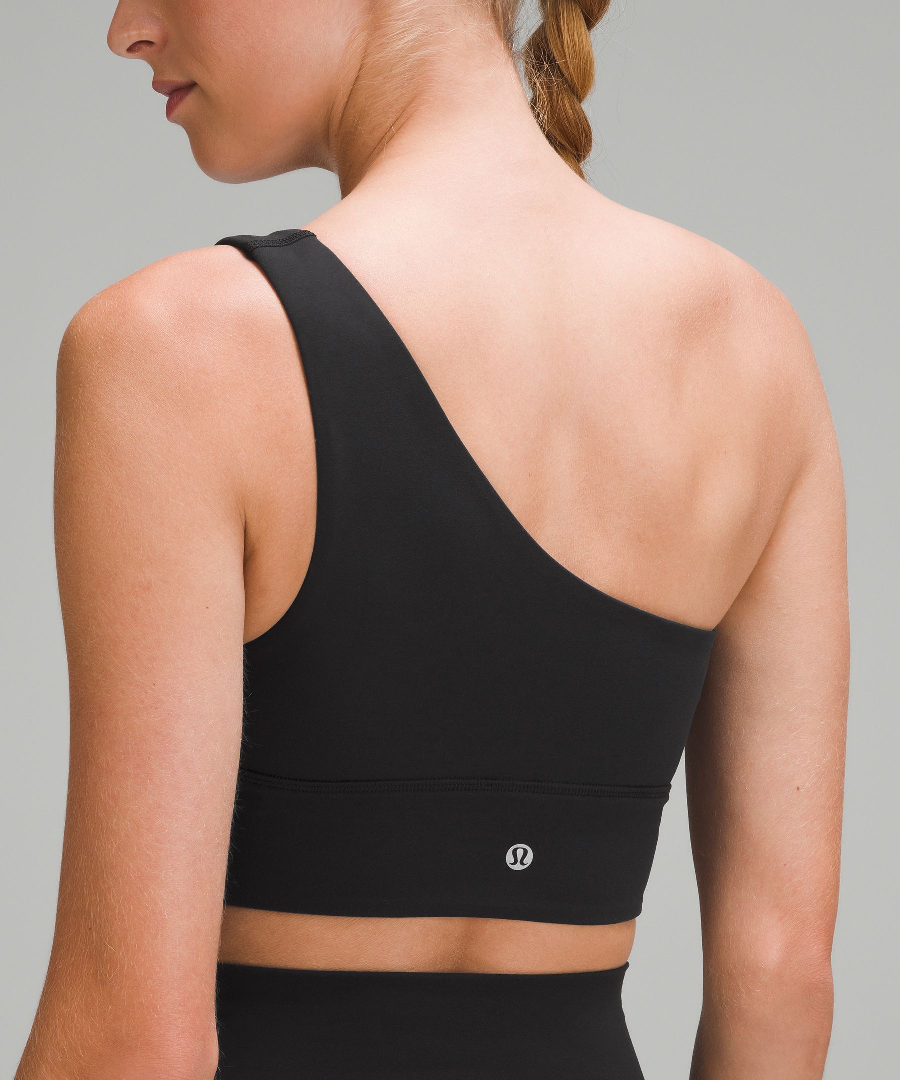 lululemon athletica Align Asymmetrical Sports Bra - Women's - Lycra/nylon  in Black