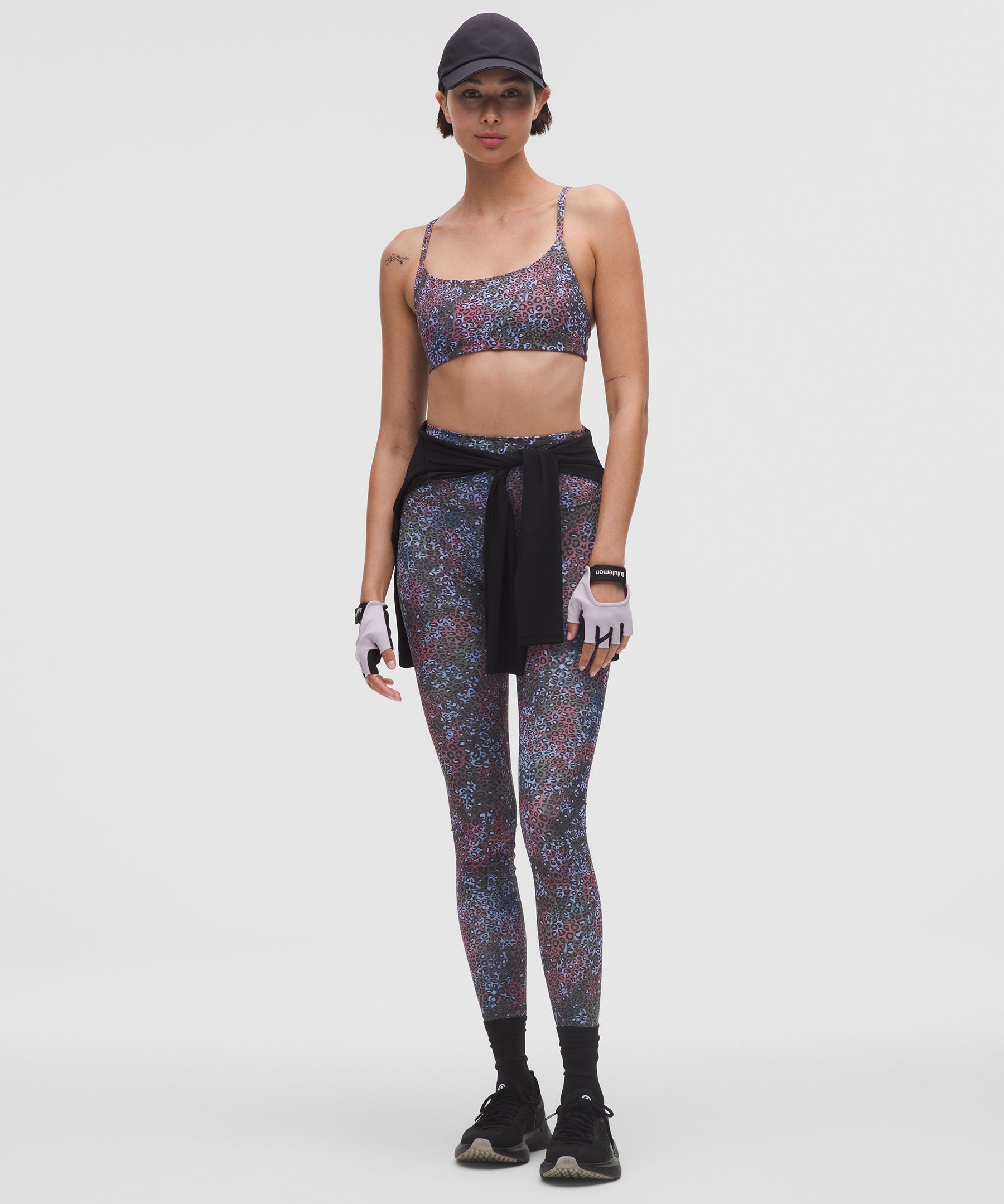 Lululemon Wunder Train Strappy Racer Bra In Multi