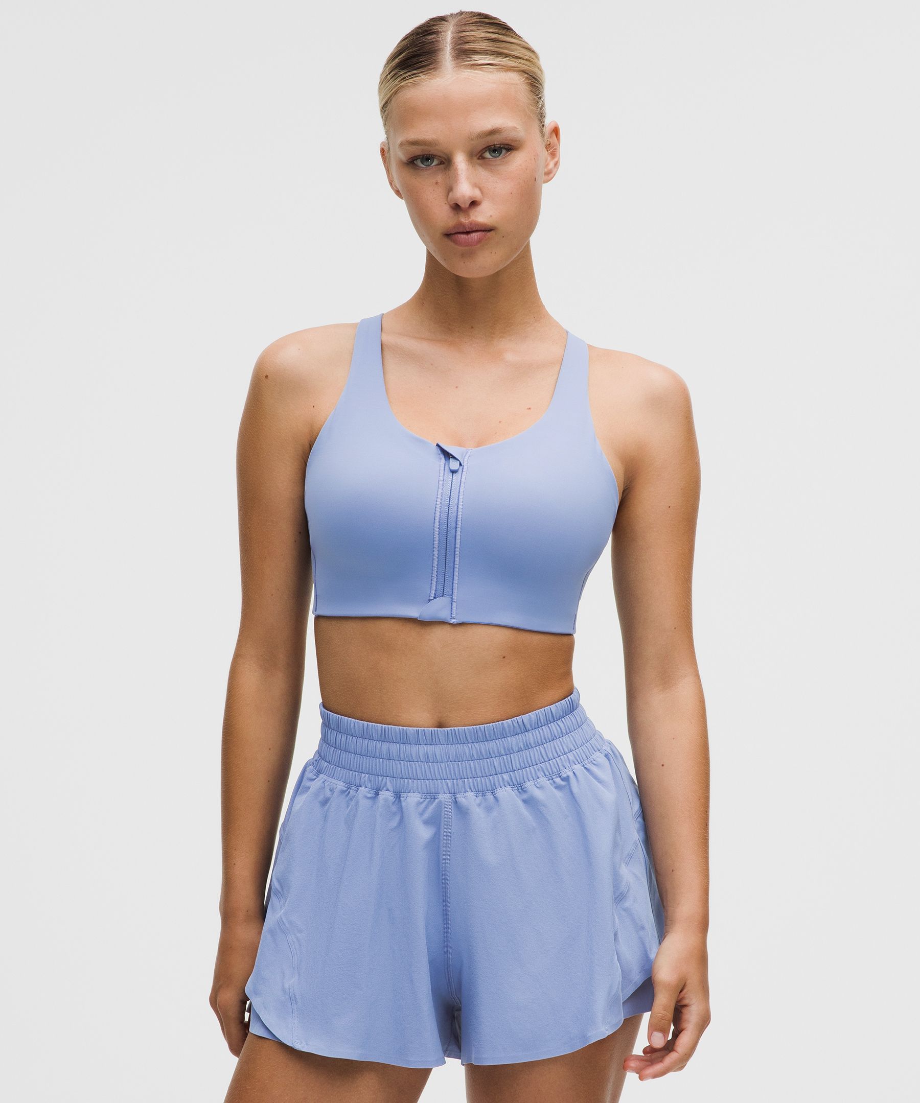 lululemon Energy Zip-Front Bra  - Blue
