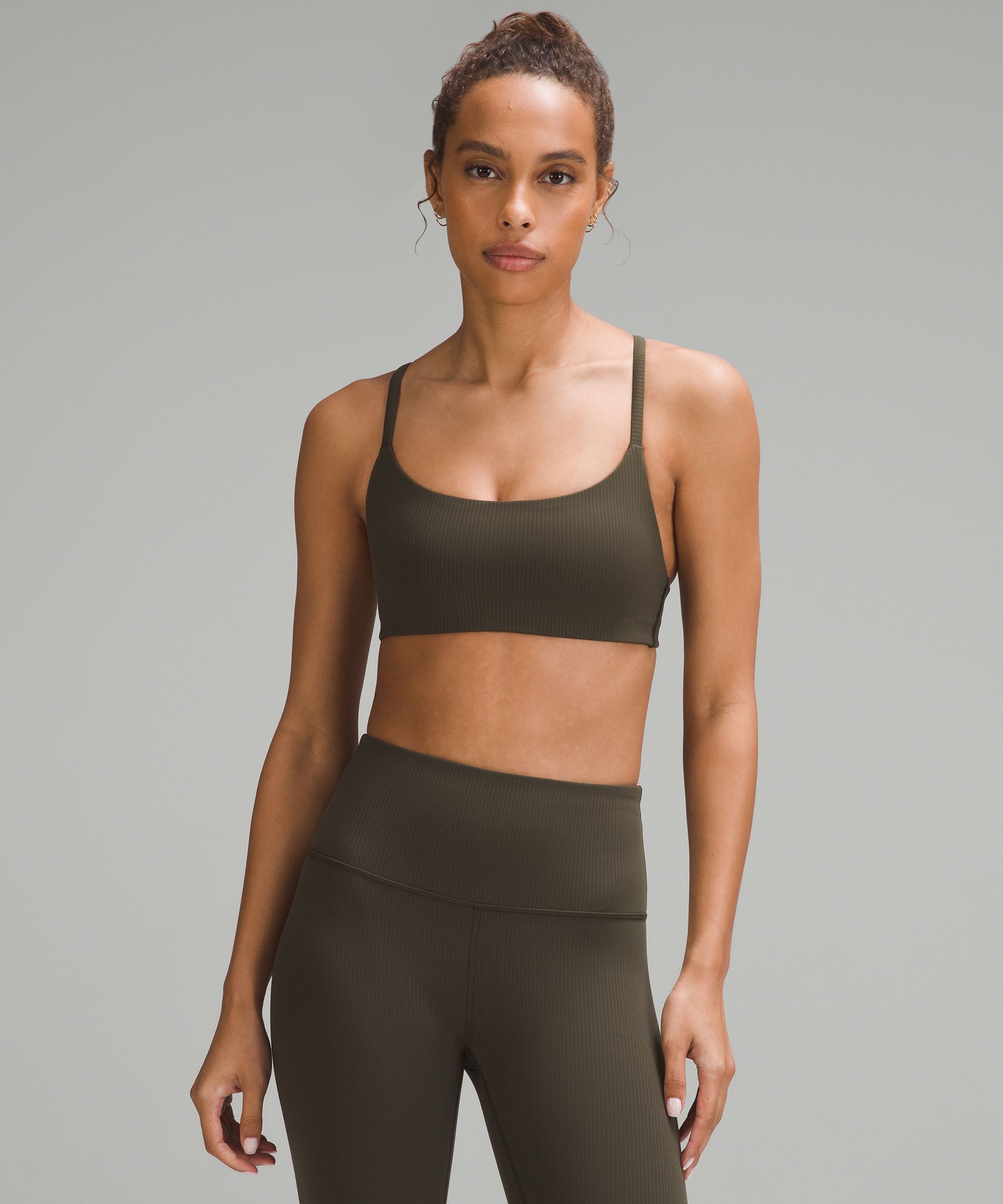 Lululemon athletica Wunder Train Strappy Racer Bra Ribbed *Light