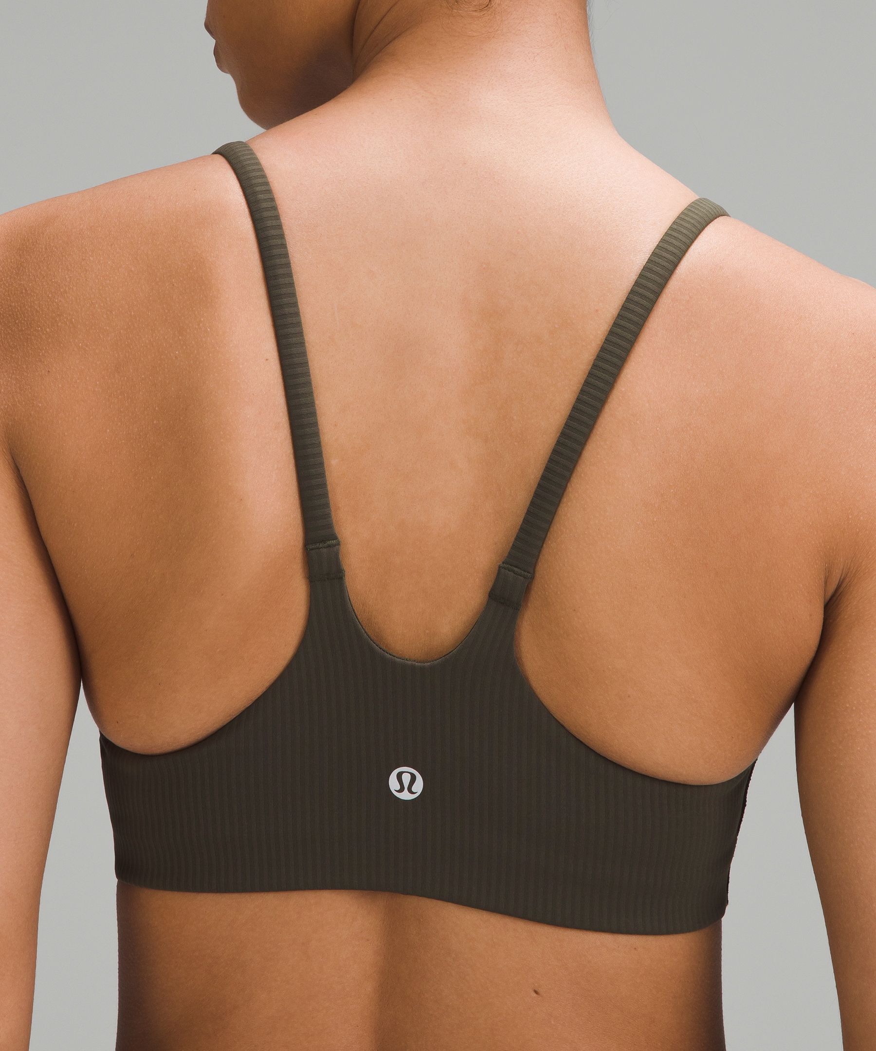 Wunder Train Strappy Racer Bra Ribbed *Light Support, A/B Cup