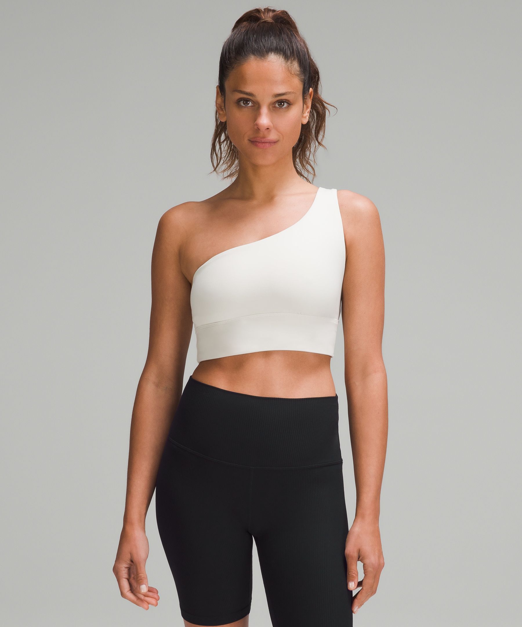 One shoulder best sale lululemon top