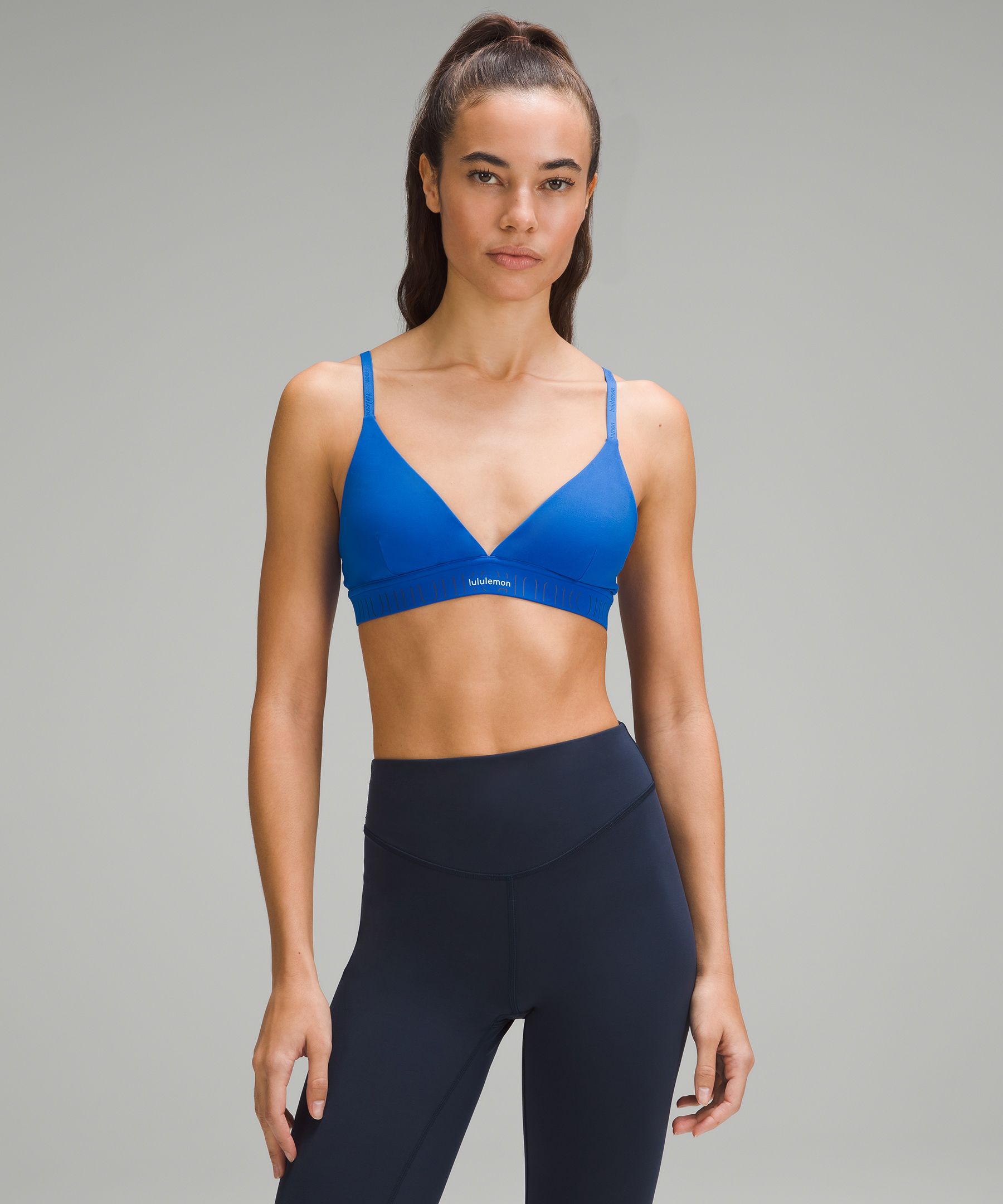 Lululemon athletica License to Train Triangle Bra Light Support, A/B Cup  *Logo, Women's Bras