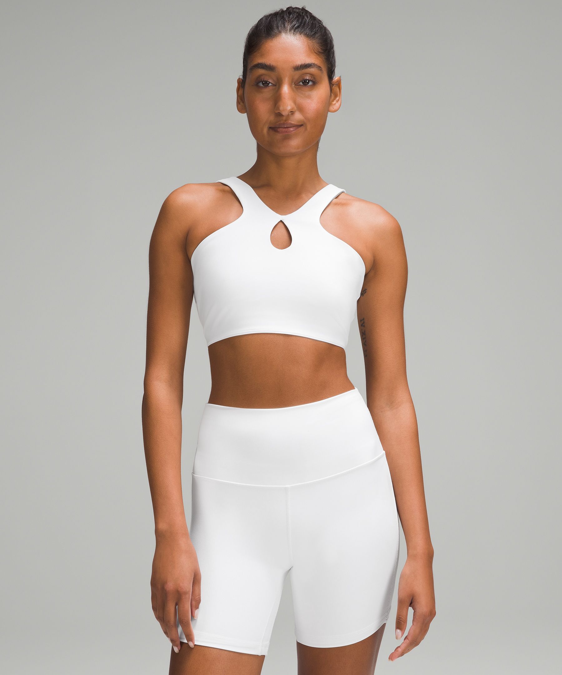 Lululemon Smoothcover Front Cut-out Yoga Bra Light Support, A/b Cup