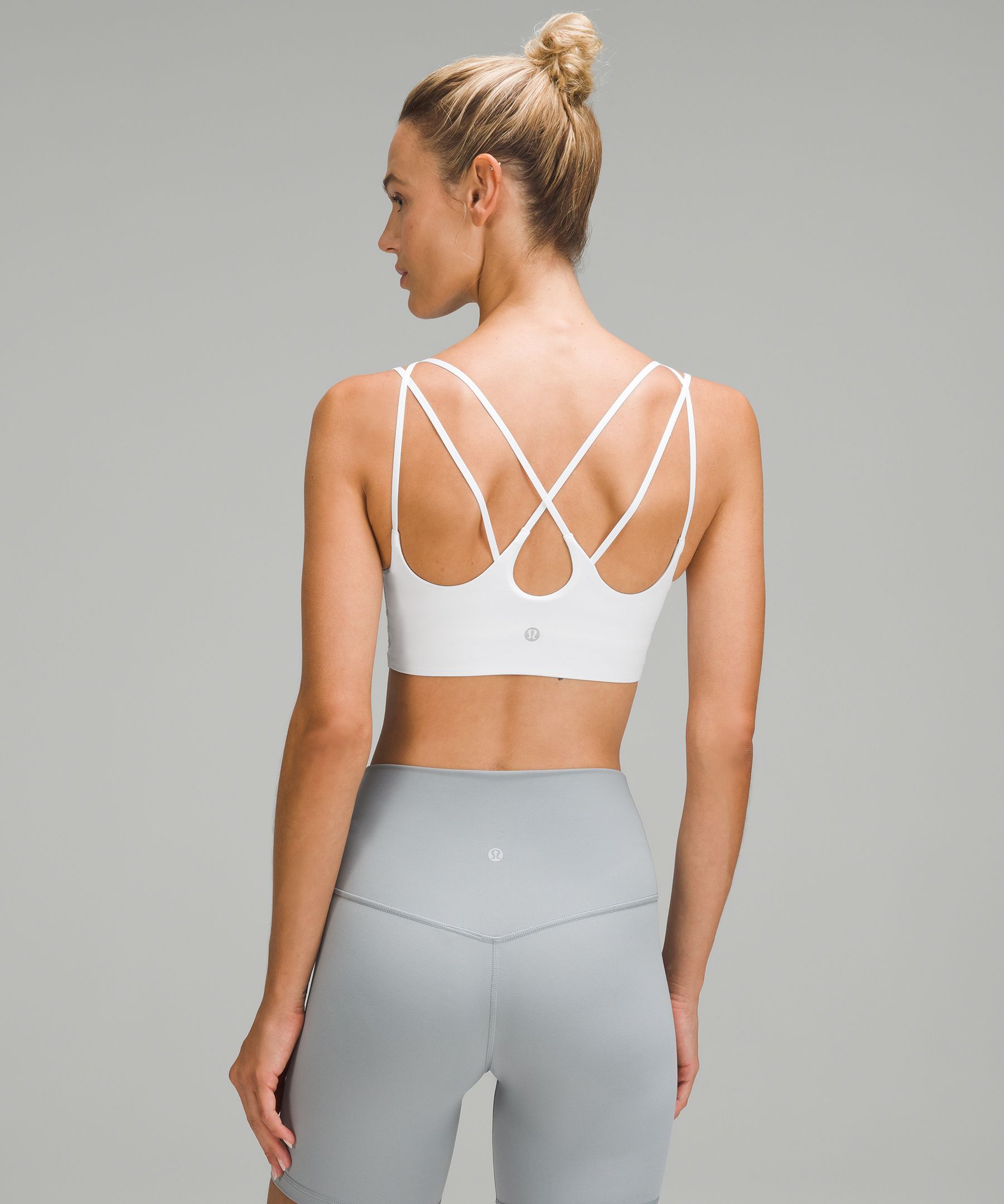 Shop Lululemon Ribbed Nulu Strappy Yoga Bra Light Support, A/b Cup