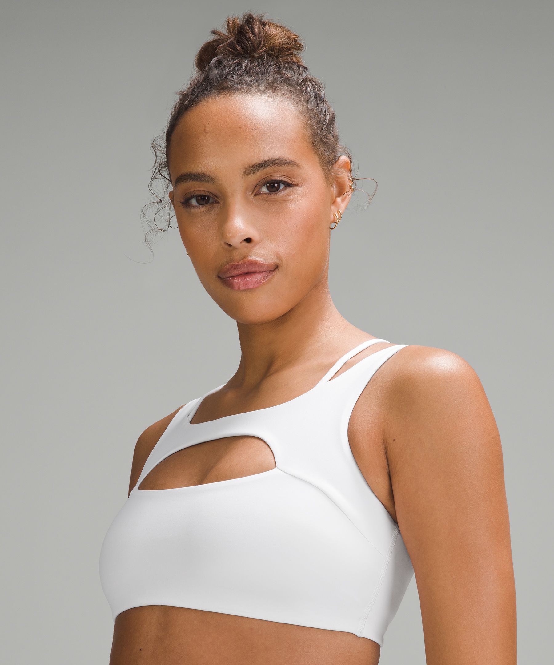 Shop Lululemon Everlux Front Cut-out Train Bra Light Support, B/c Cup