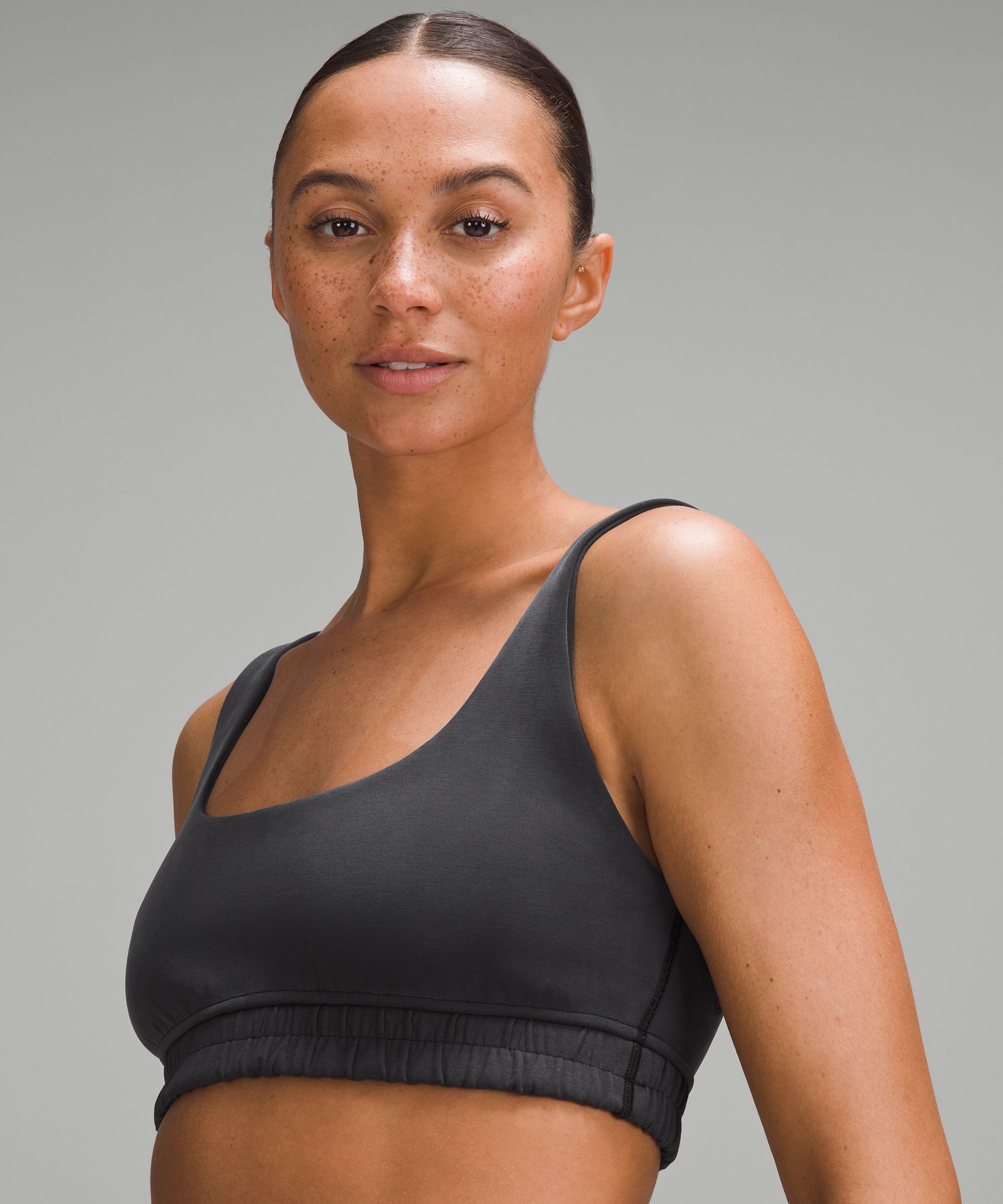 Scoop Neck Cropped Bra