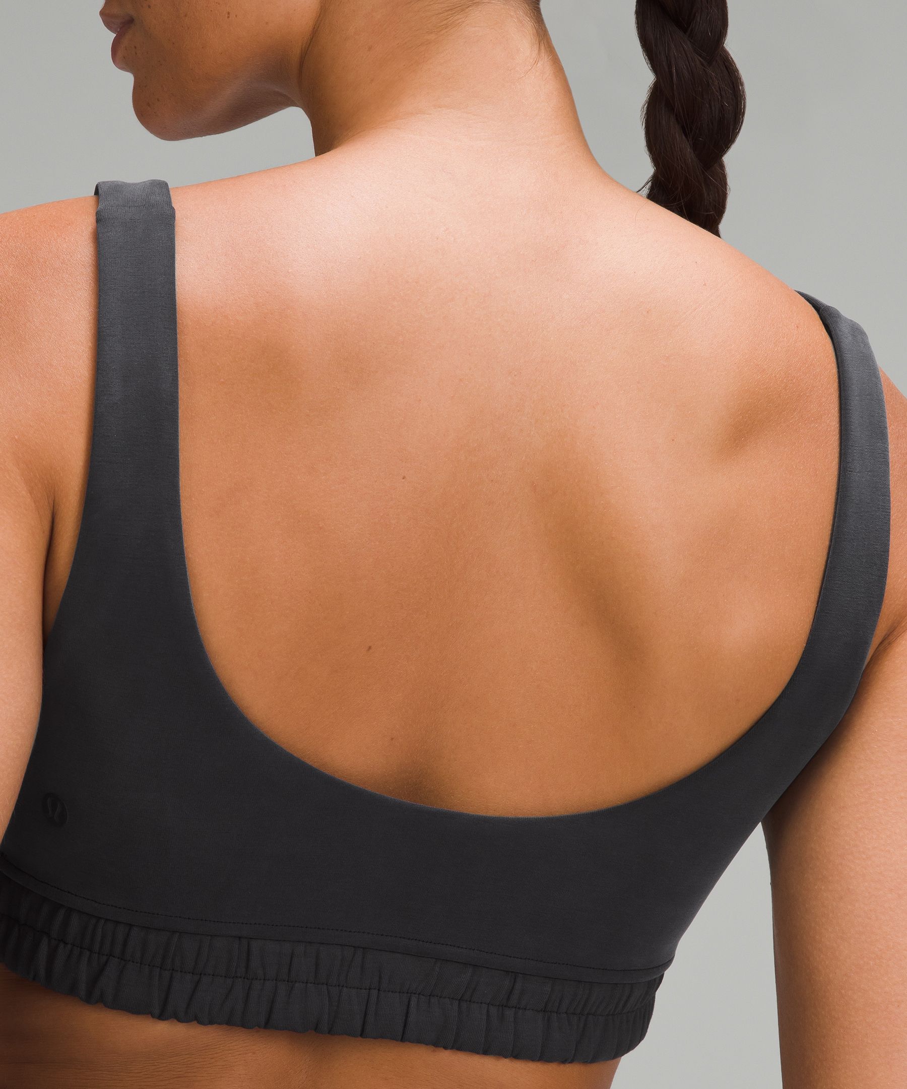 Ribbed Nulu High-Neck Yoga Bra *Light Support, B/C Cup