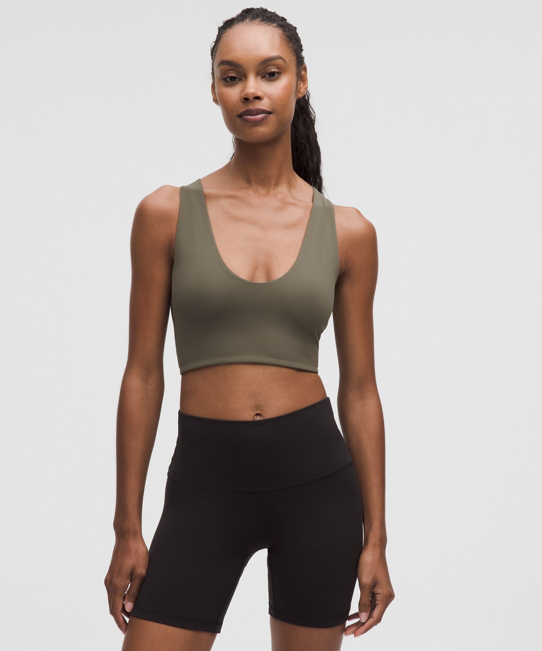 LULULEMON BEND THIS SCOOP AND CROSS BRA LIGHT SUPPORT, A-C CUPS 