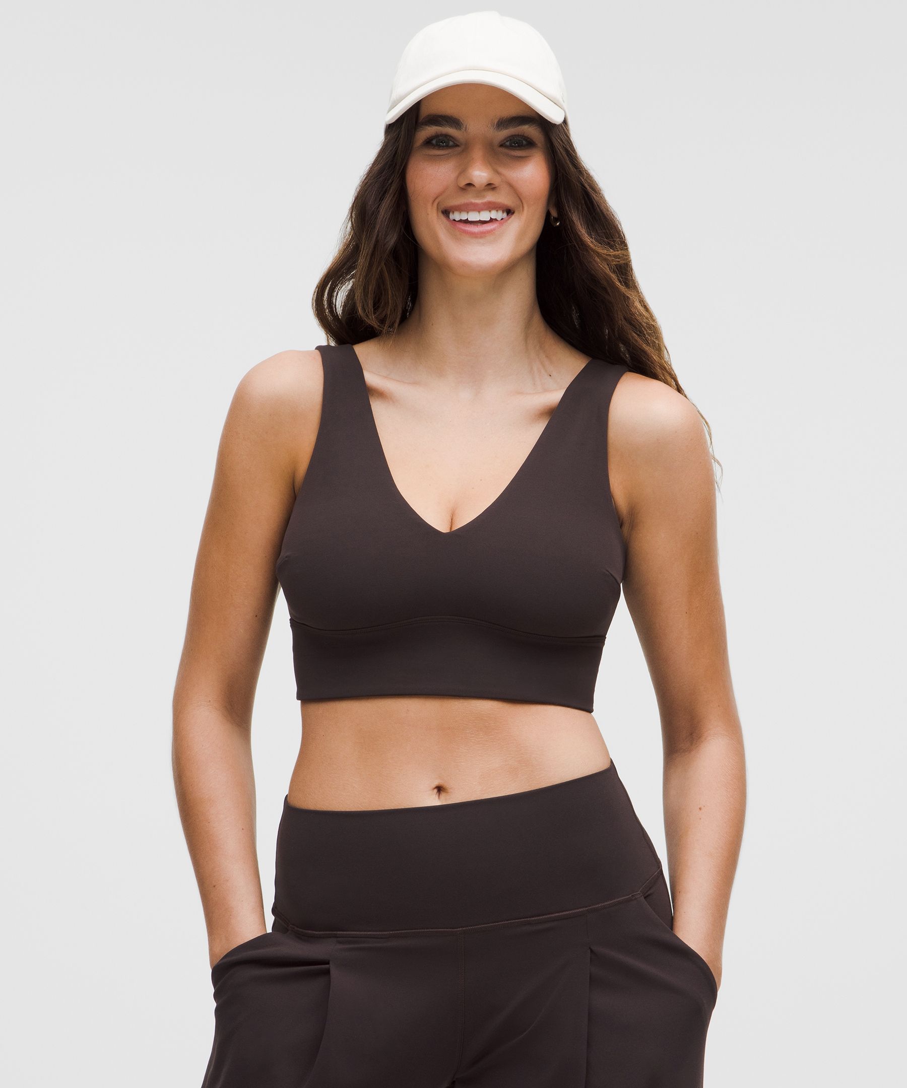 Lululemon Align™ V-neck Bra In Gray