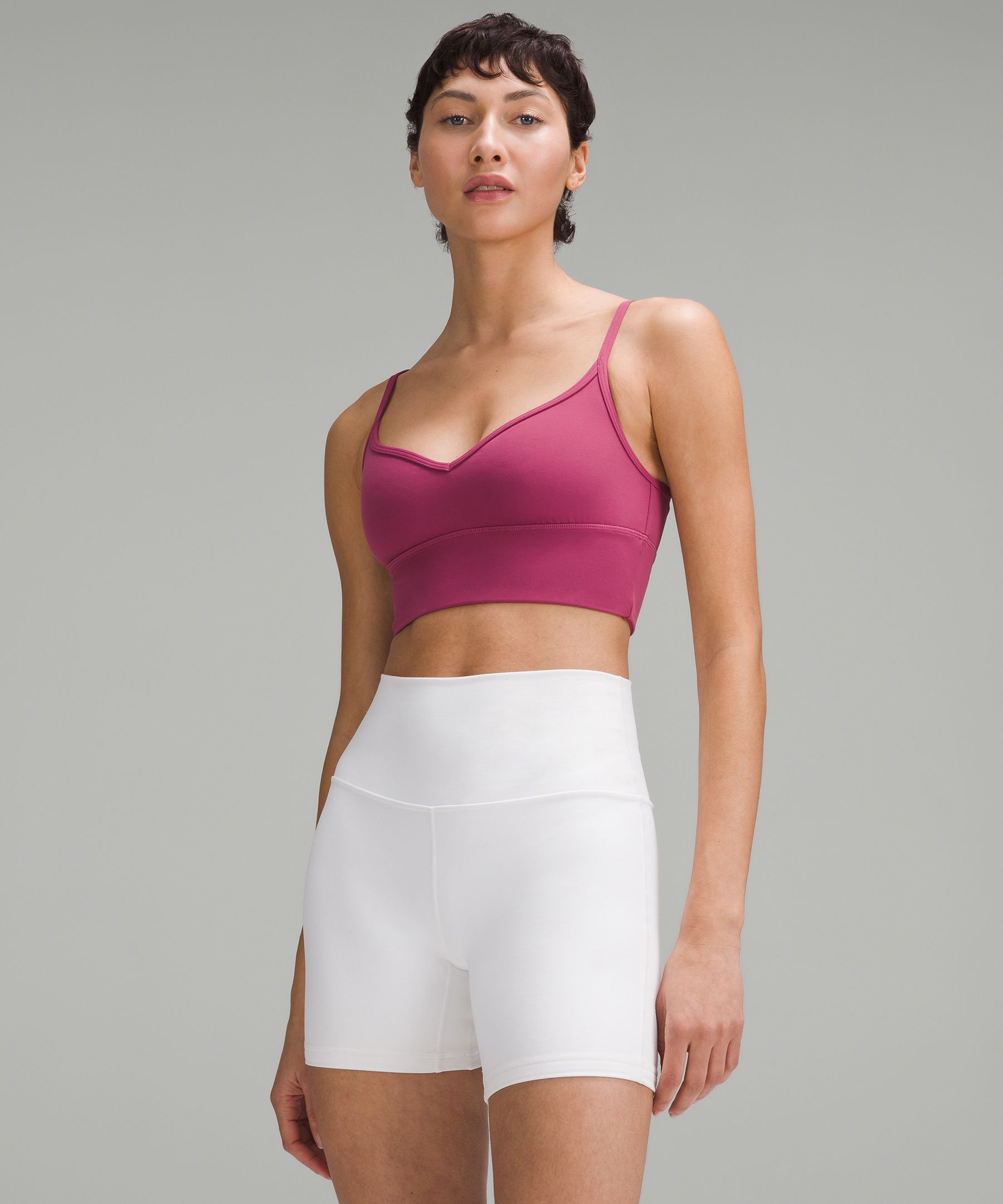 Going to be wearing this @lululemon align bra and shorts set all