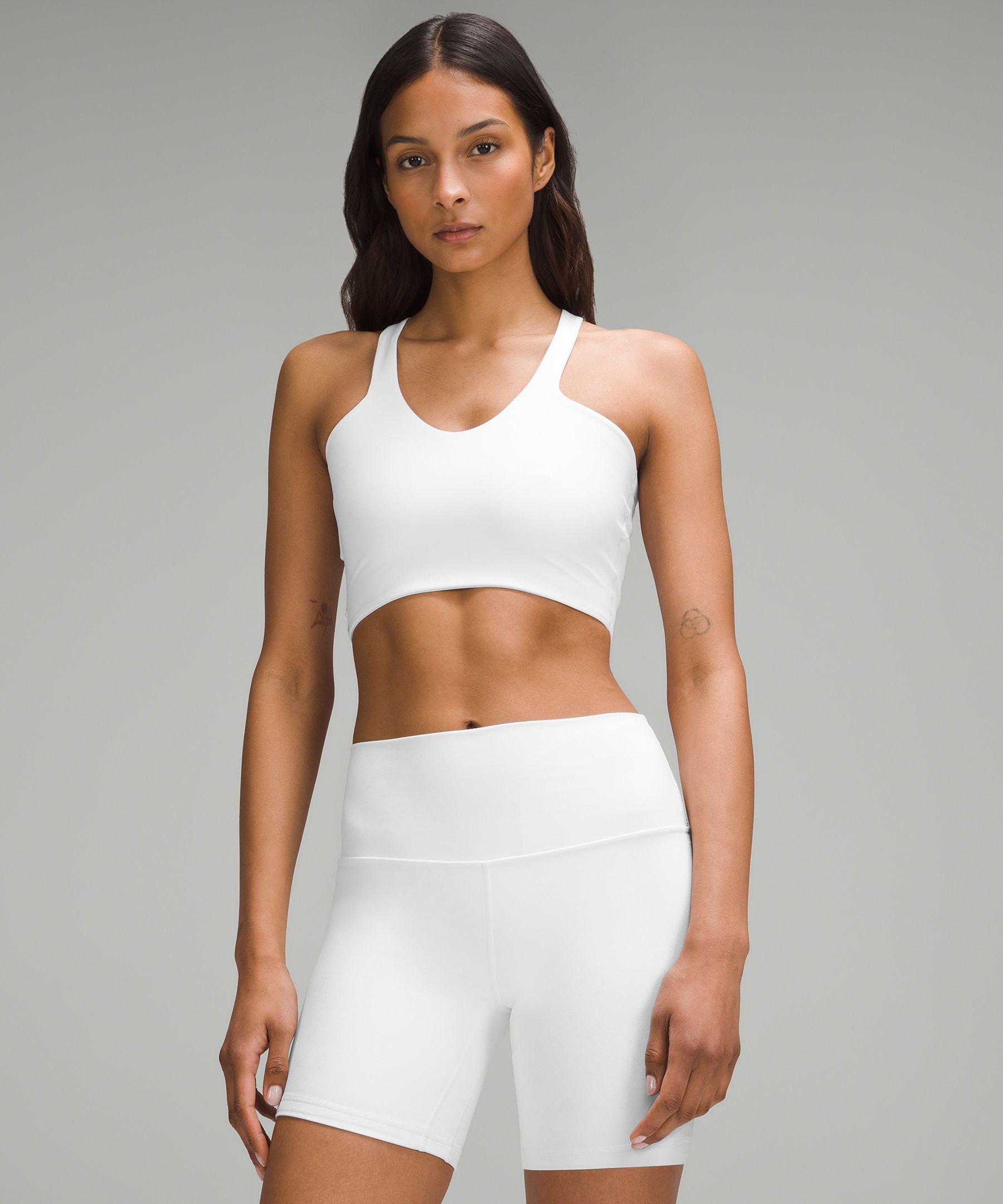 Shop Lululemon Bend This V And Racer Bra Light Support, A-c Cups