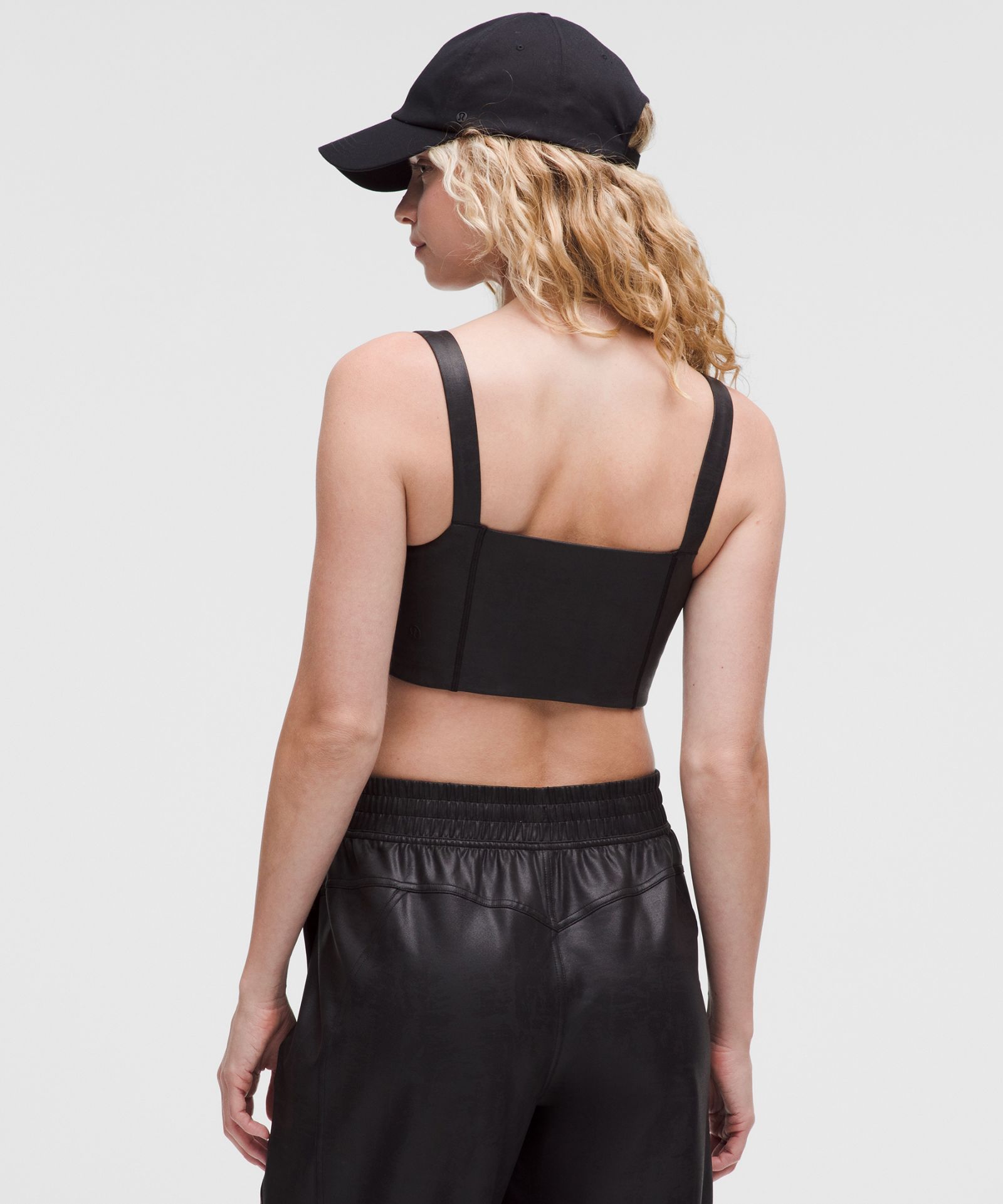Lululemon Everlux Longline Workout Bra Light Support, A/B Cup *Matte Foil — фото 2