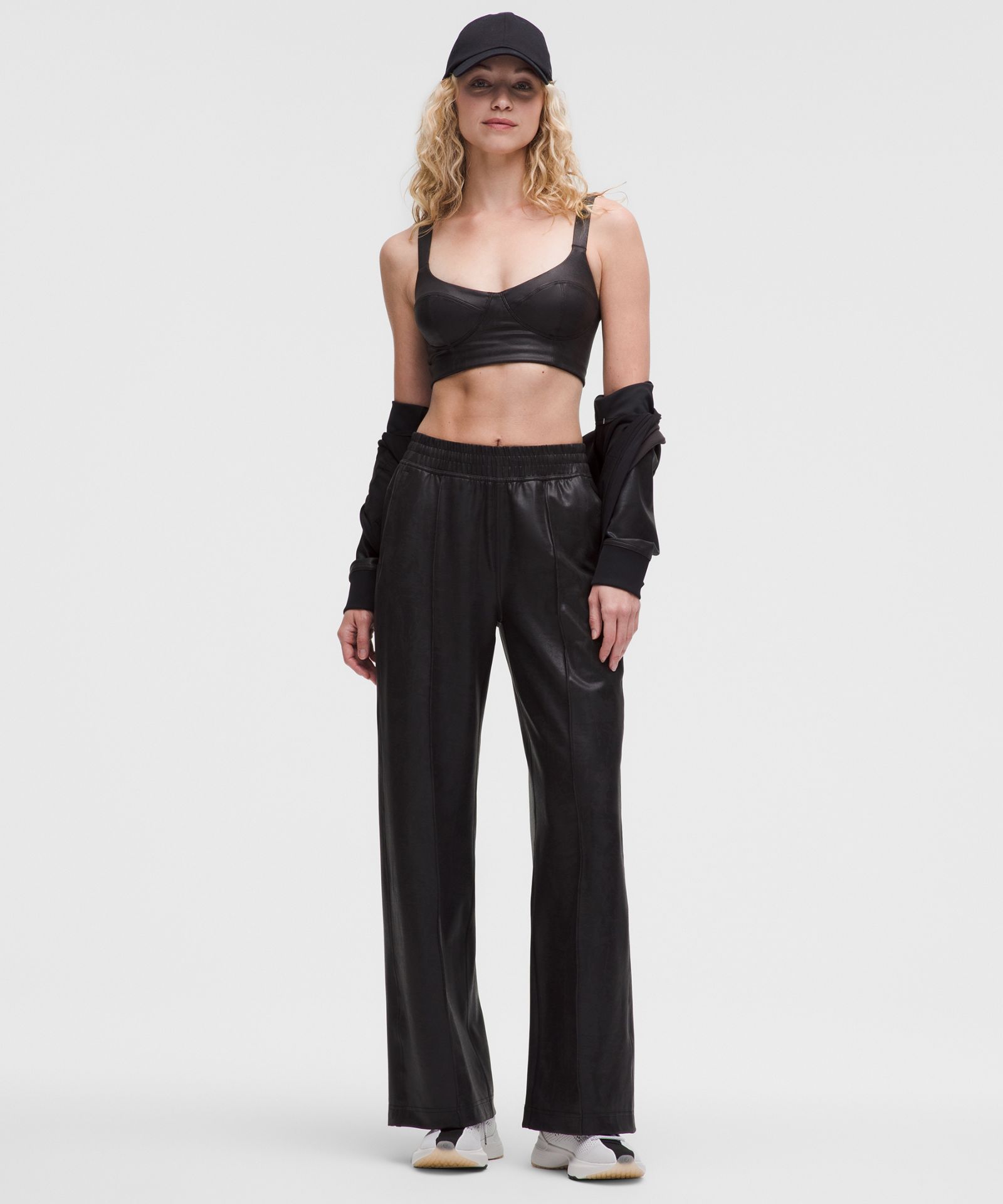 Lululemon Everlux Longline Workout Bra Light Support, A/B Cup *Matte Foil — фото 3
