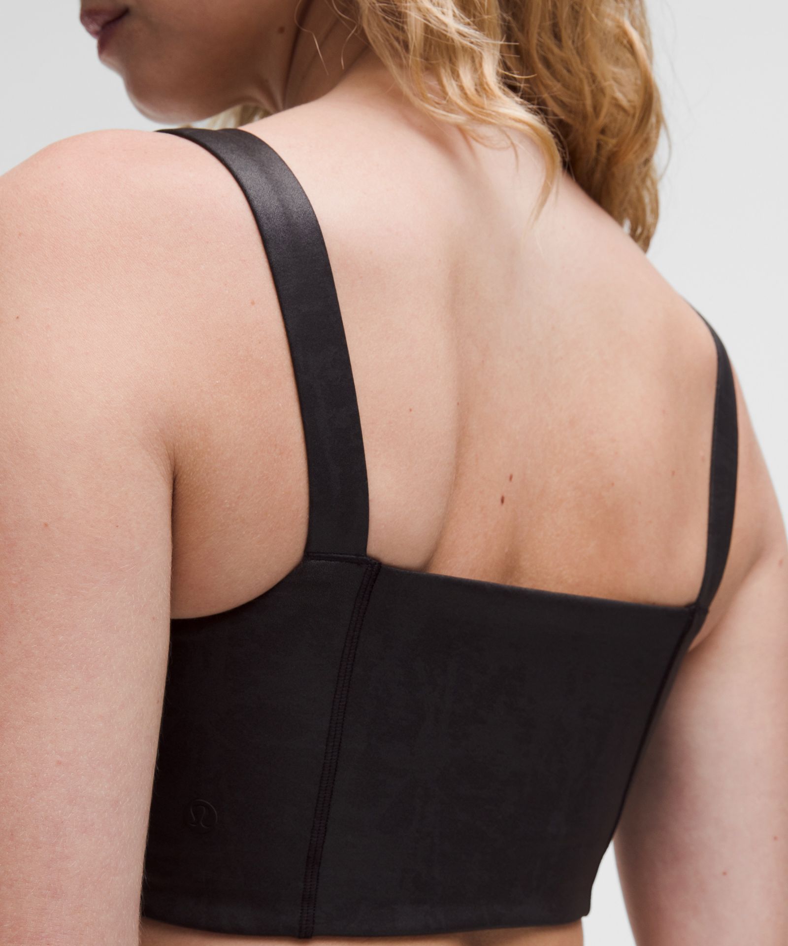 Lululemon Everlux Longline Workout Bra Light Support, A/B Cup *Matte Foil — фото 5
