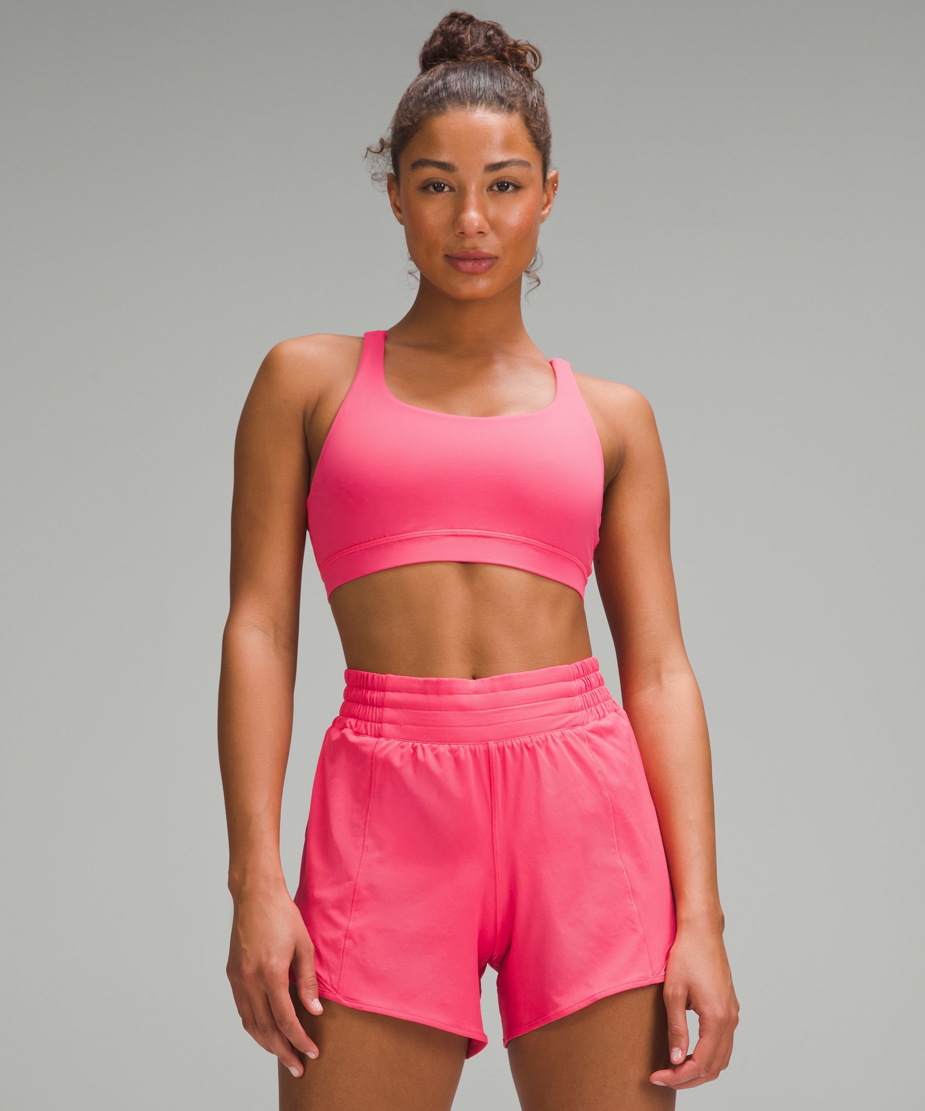 Pink Active Seamless Air Medium-Impact Sports Bra