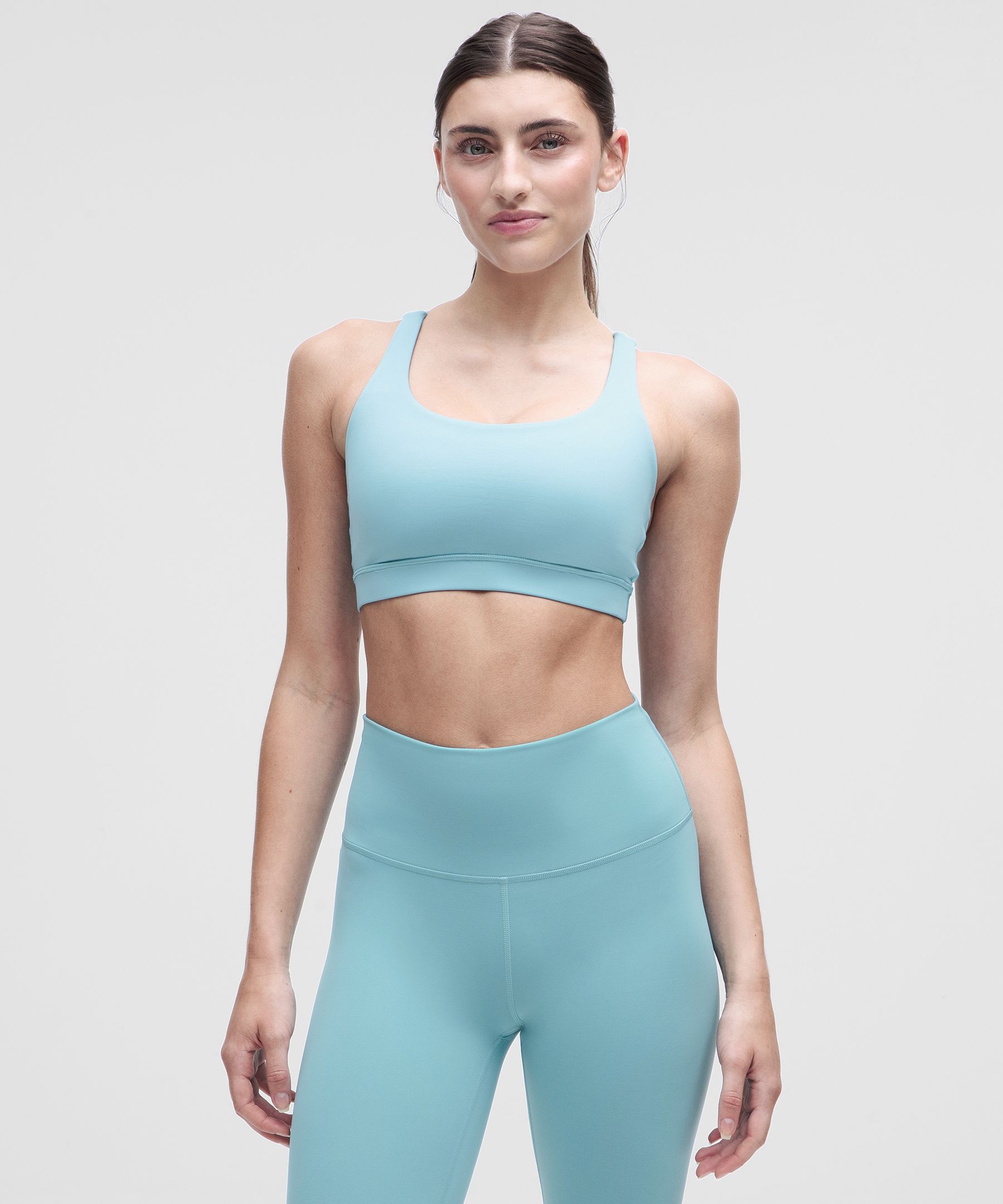lululemon Energy Bra *Medium Support, B–D Cups - Washed Blue - 8
