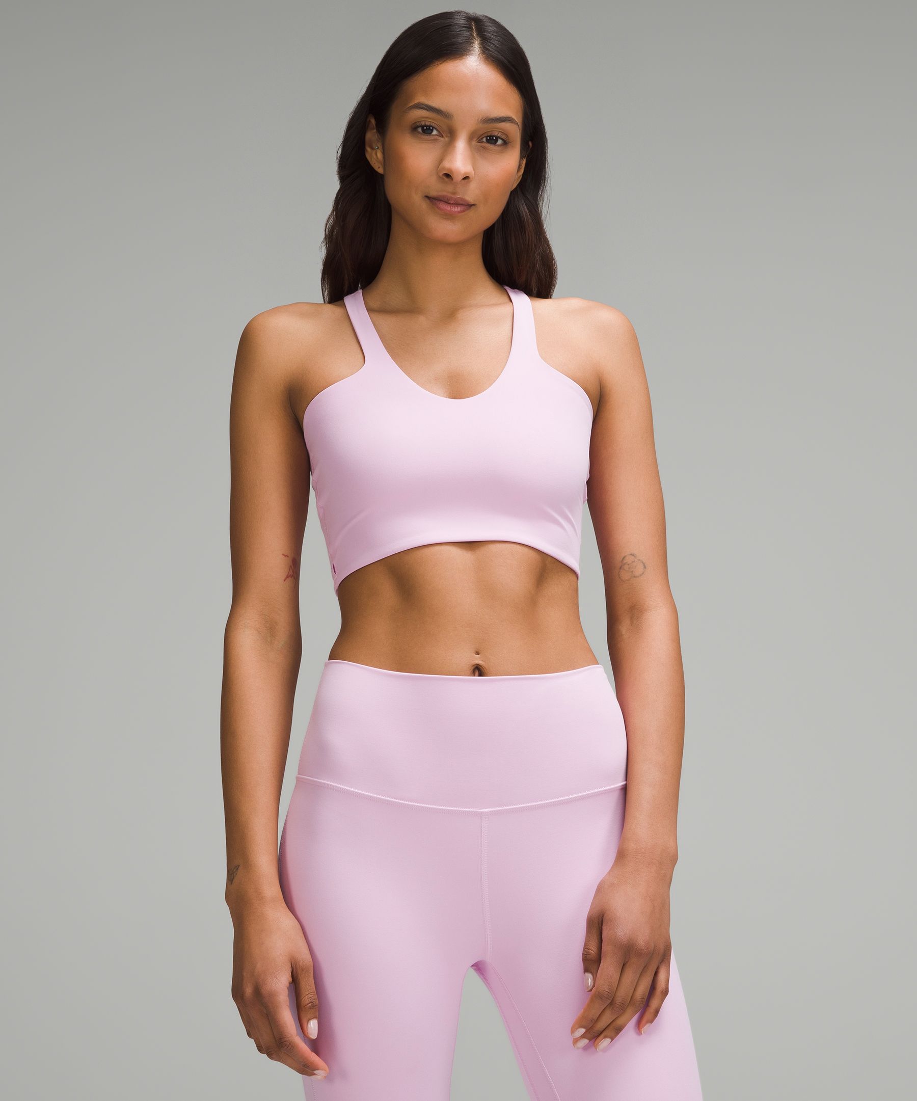 Shop Lululemon Bend This V And Racer Bra Light Support, A-c Cups