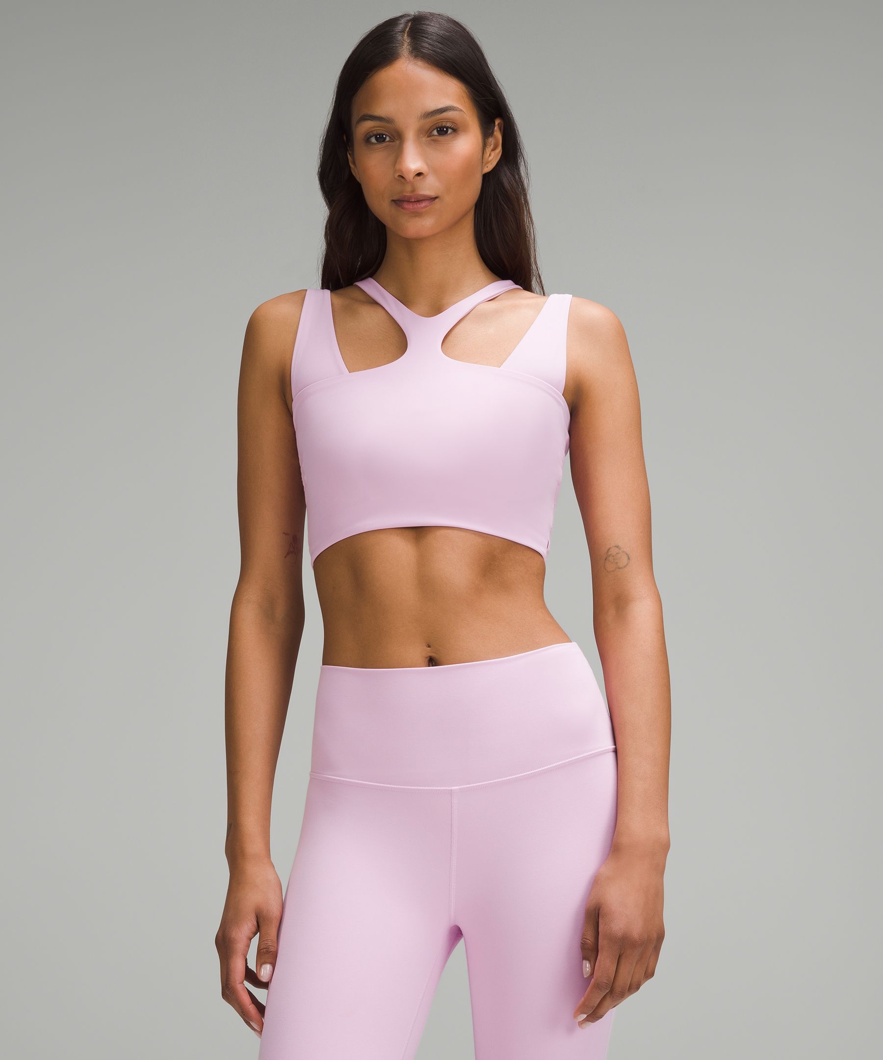 Shop Lululemon Bend This V And Racer Bra Light Support, A-c Cups