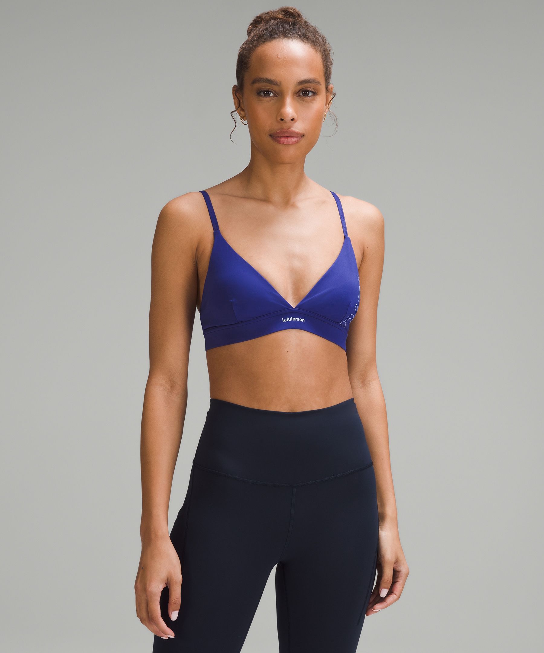 Lululemon Invigorate Bra With Clasp High Support, B/c Cup In Black