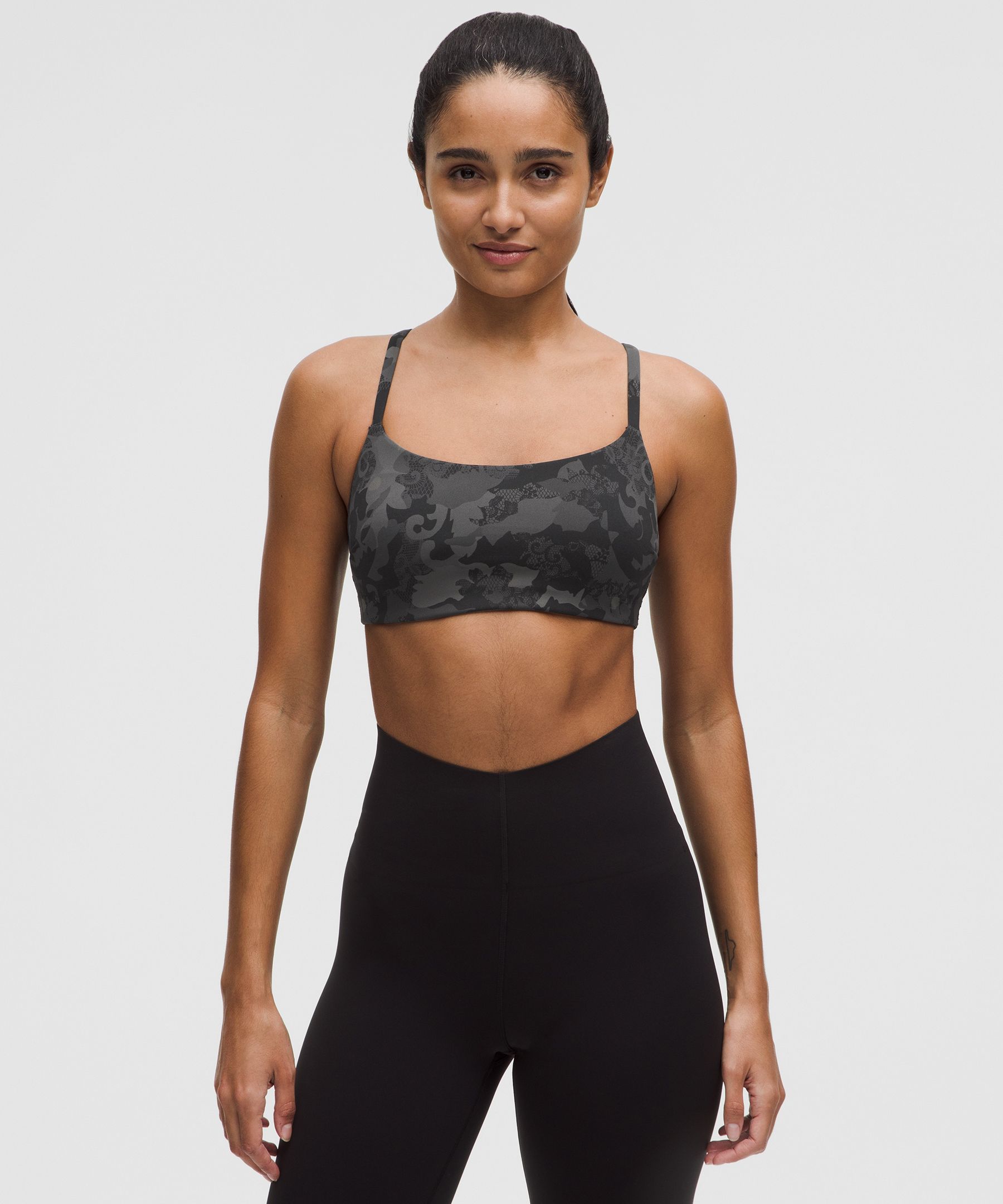 Wunder Train Strappy Racer Bra Light Support, C/D Cup