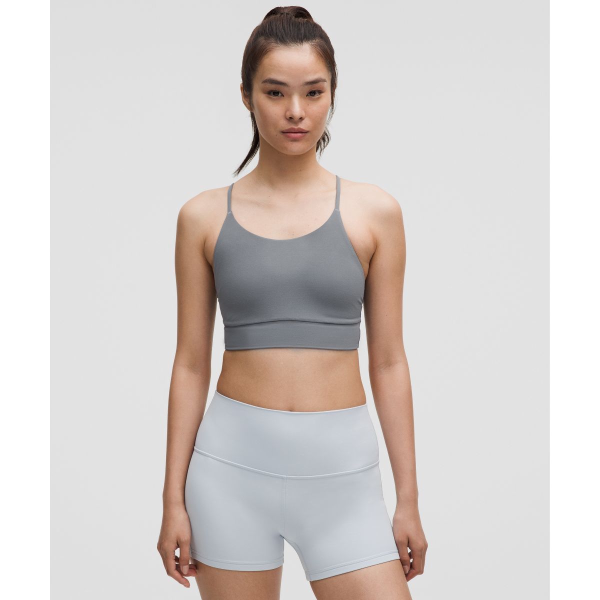 Nulu Ruched Scoop-Neck Bra Light Support, A/B Cup