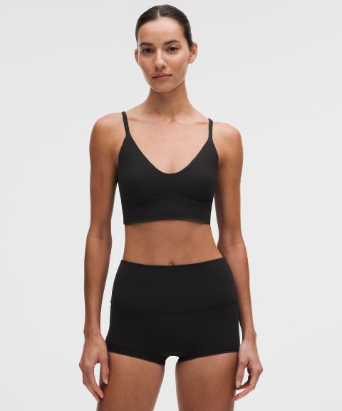 Женский бра Lululemon Focuser Scoop-Neck Nulu лёгкая поддержка