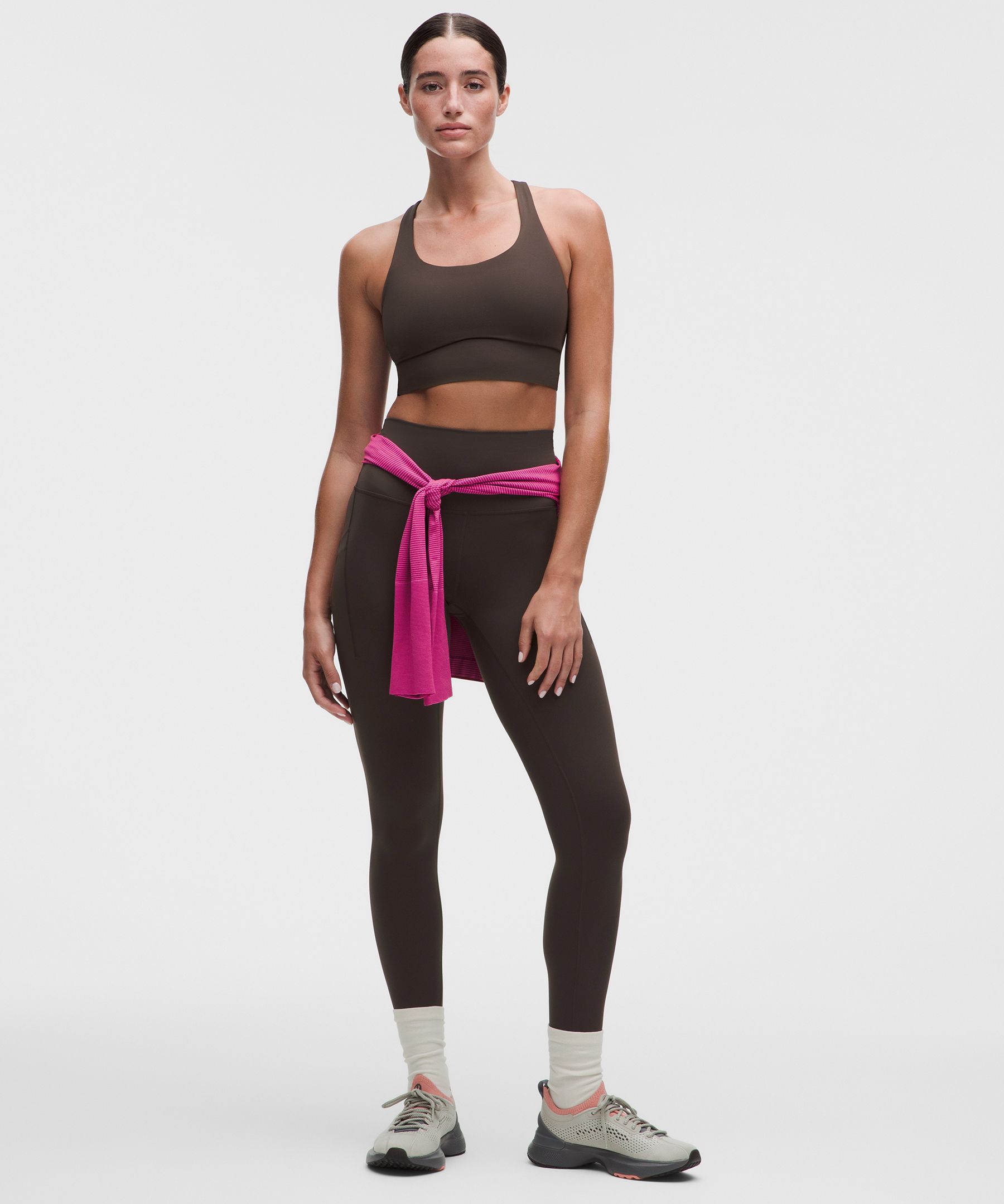 Sujetador largo lululemon Energy de sujeci&oacute;n media, copas B-D *Evolve