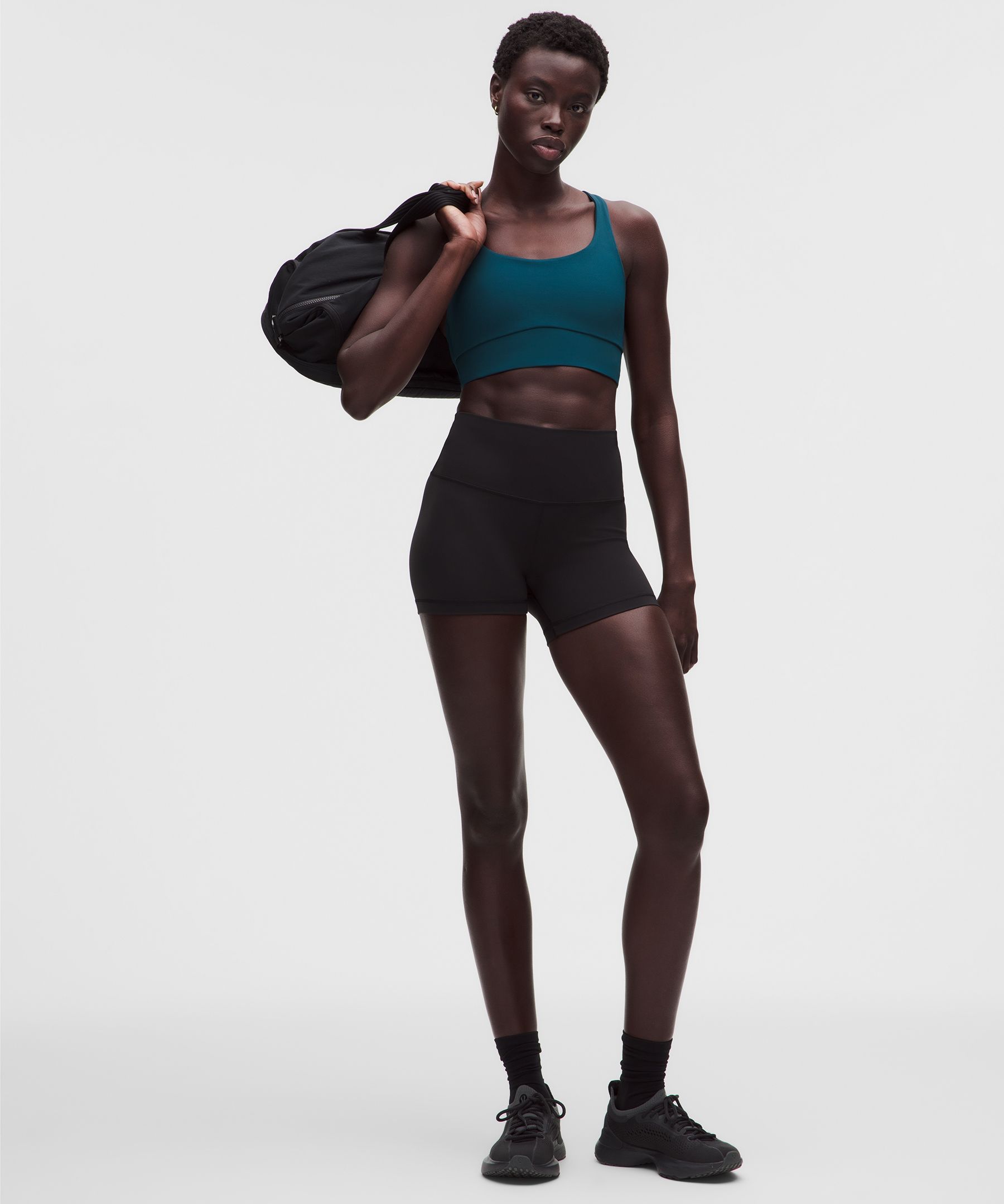 Sujetador largo lululemon Energy de sujeci&oacute;n media, copas B-D *Evolve