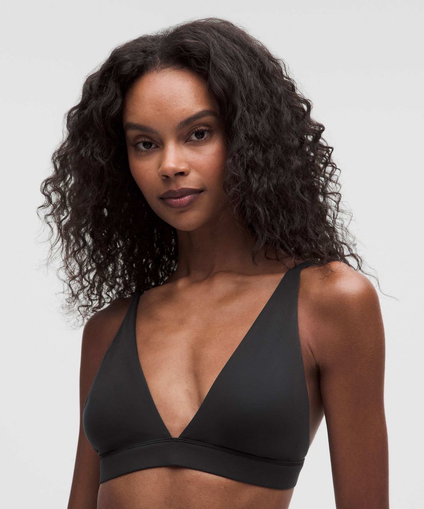 Бралетт Wundermost Ultra-Soft Nulu, треугольные чашки — Lululemon, цвет: Чёрный — фото 4