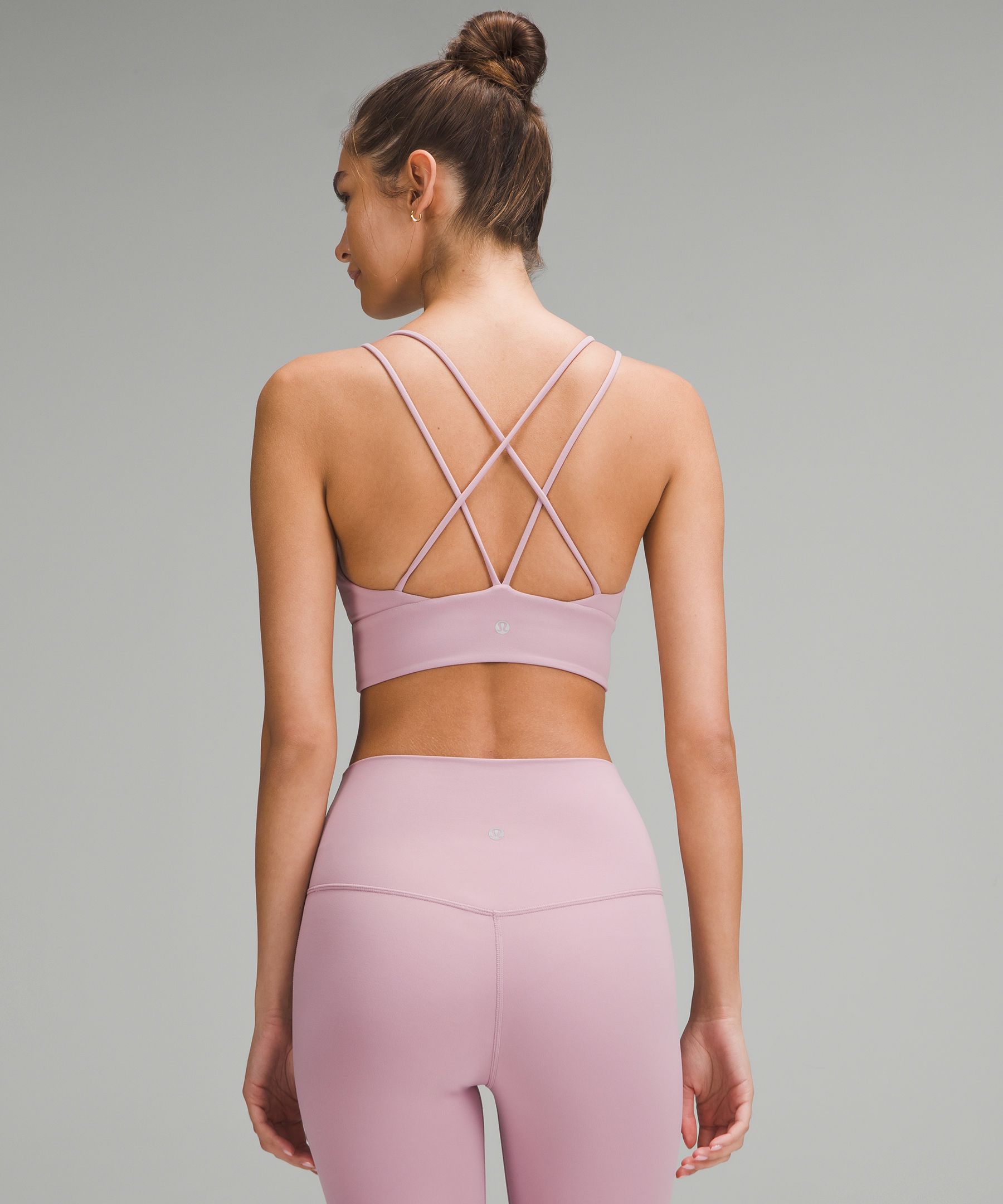 Nulu Strappy V-Neck Yoga Bra Light Support, A/B Cup