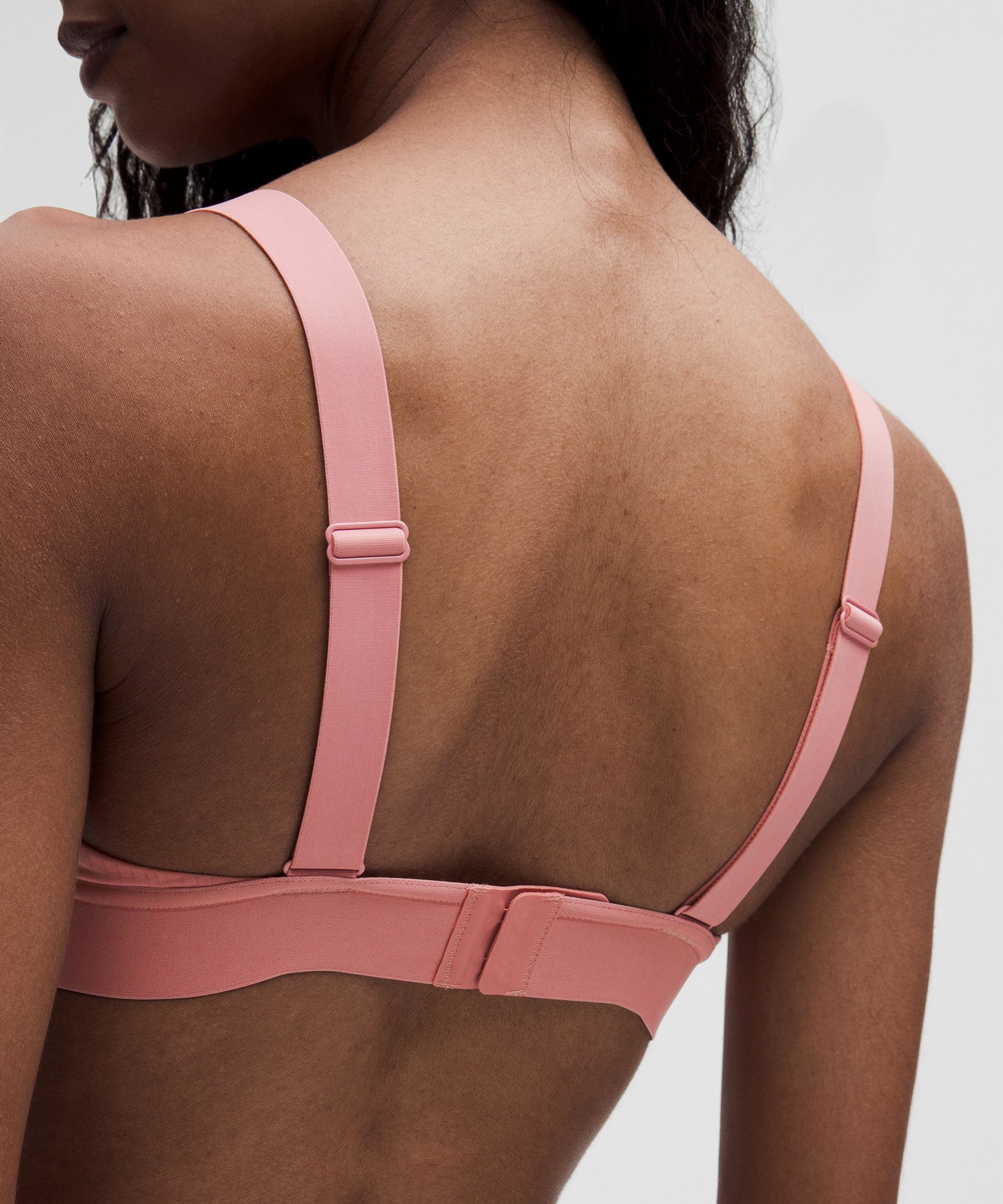 Lululemon Stretch Cotton Ribbed Logo Bralette B/c Cup