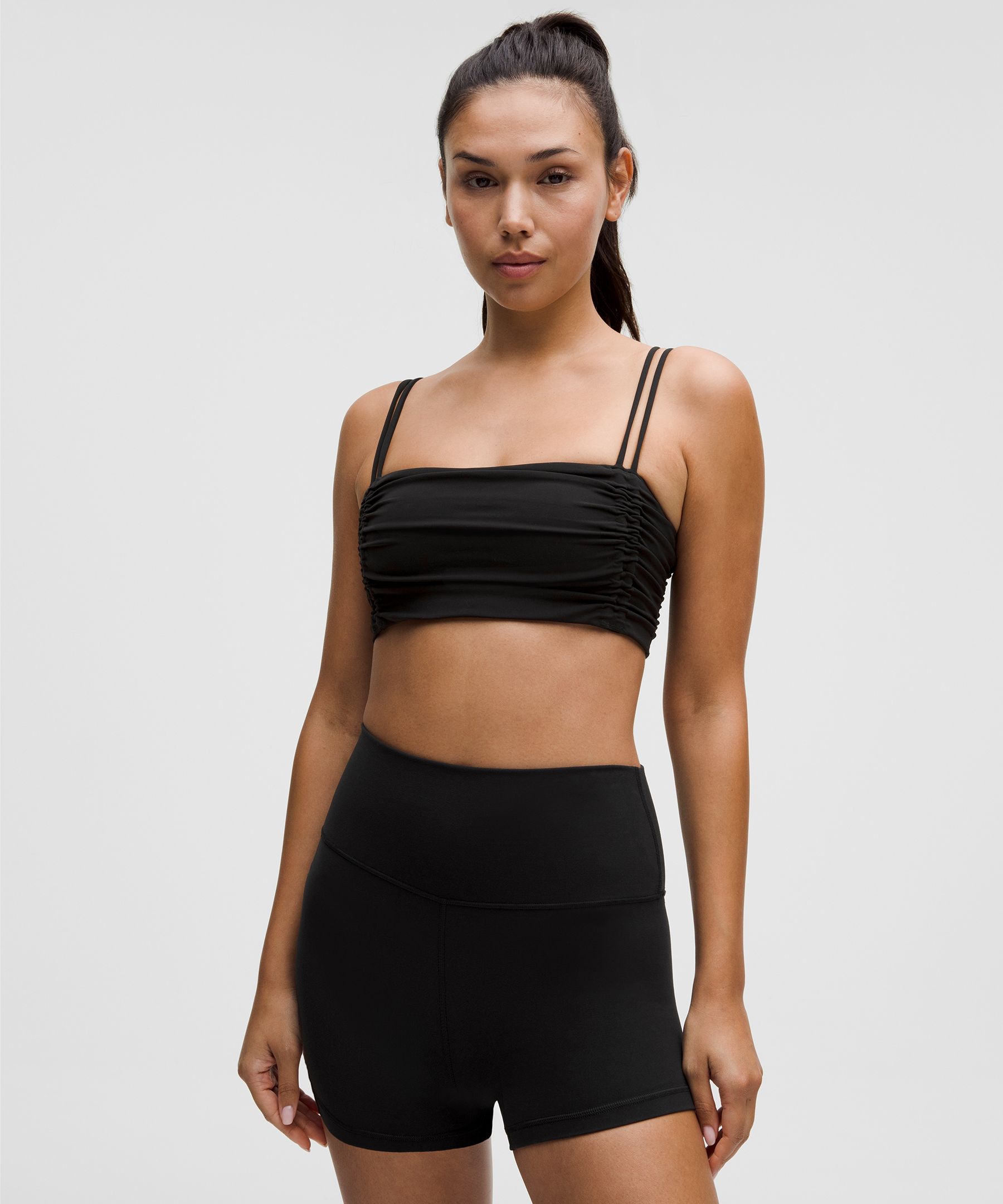 Ruched Yoga Bra Shimmer 