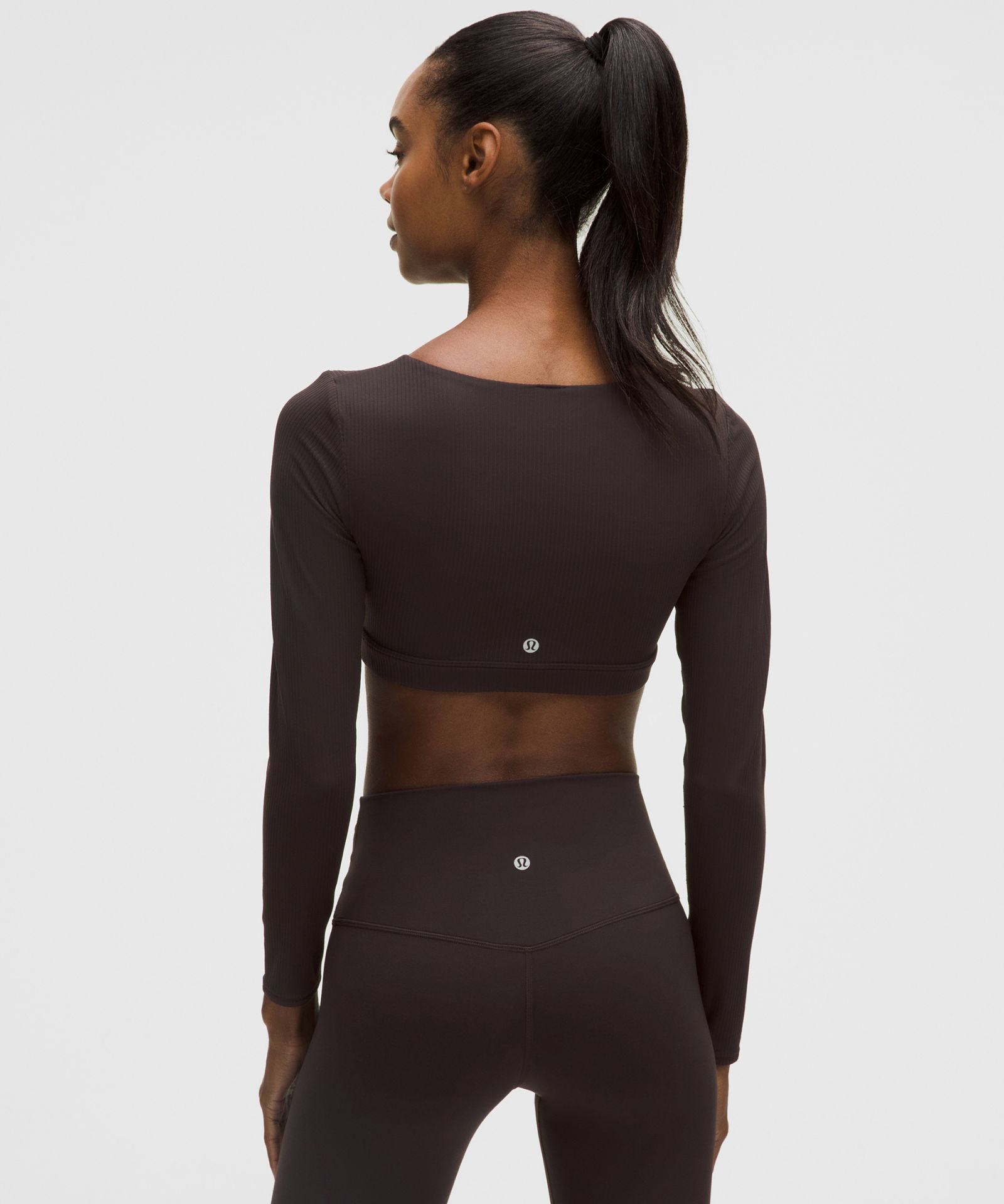 Lululemon Ribbed Nulu Long-Sleeve Bra Top *Light Support, B/C Cup — фото 2