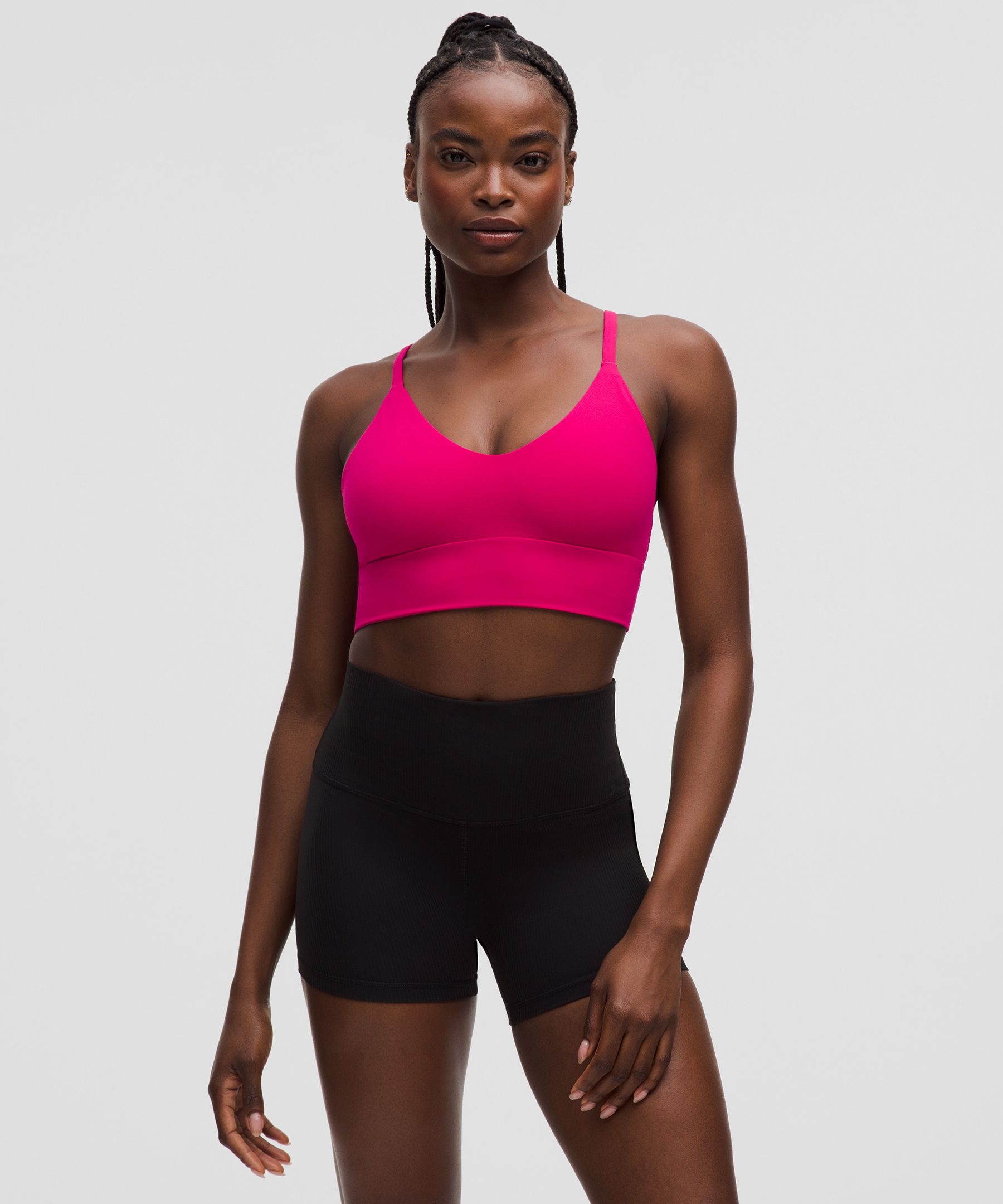 lululemon – Soutien-gorge Align encolure dégagée Maintien léger, bonnets C/D pour Femmes – Taille XL
