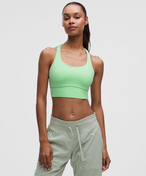 Женское удлинённое бра Lululemon Energy средней поддержки