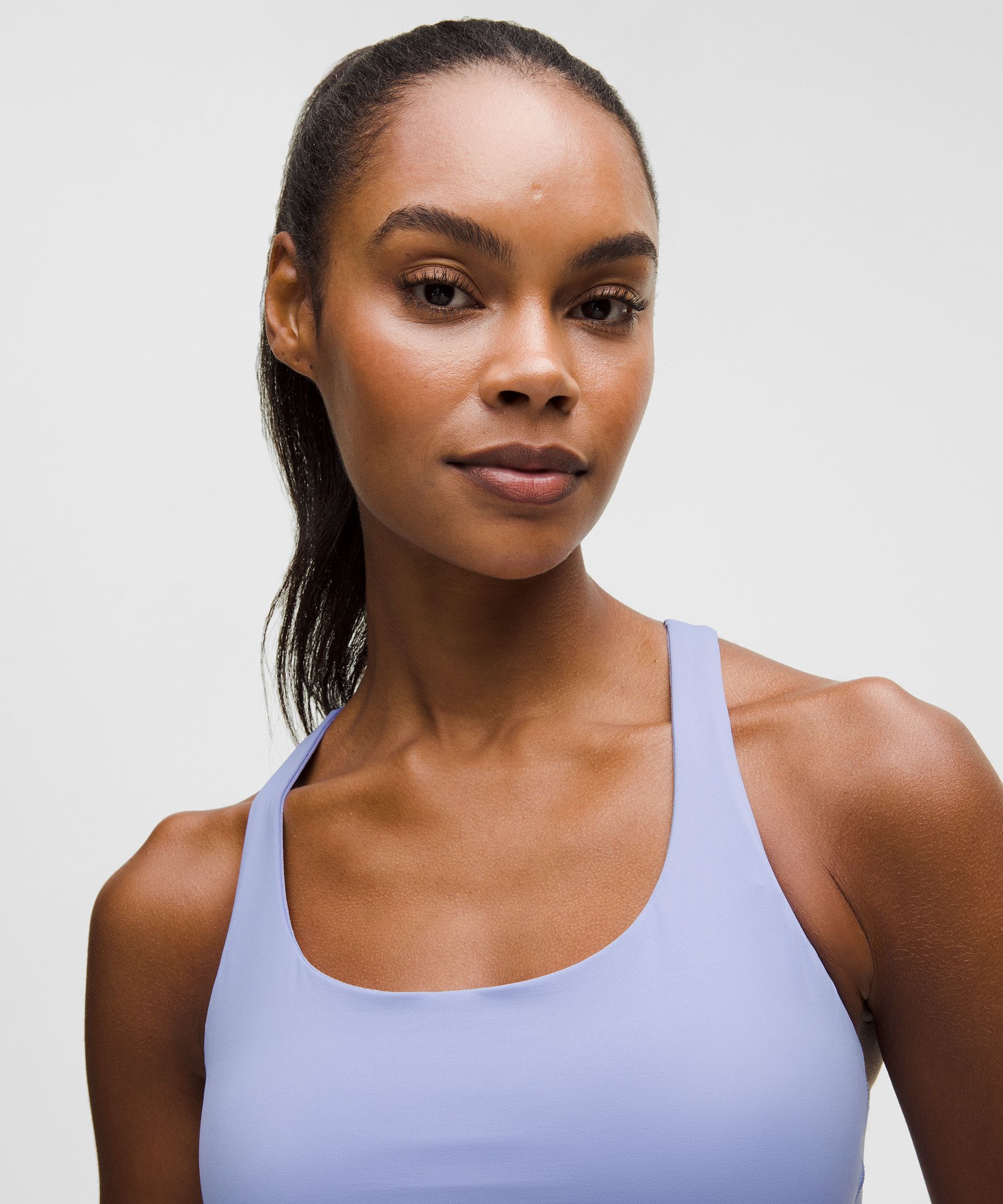 Lululemon Energy Longline Bra Medium Support, B-d Cups In Blue