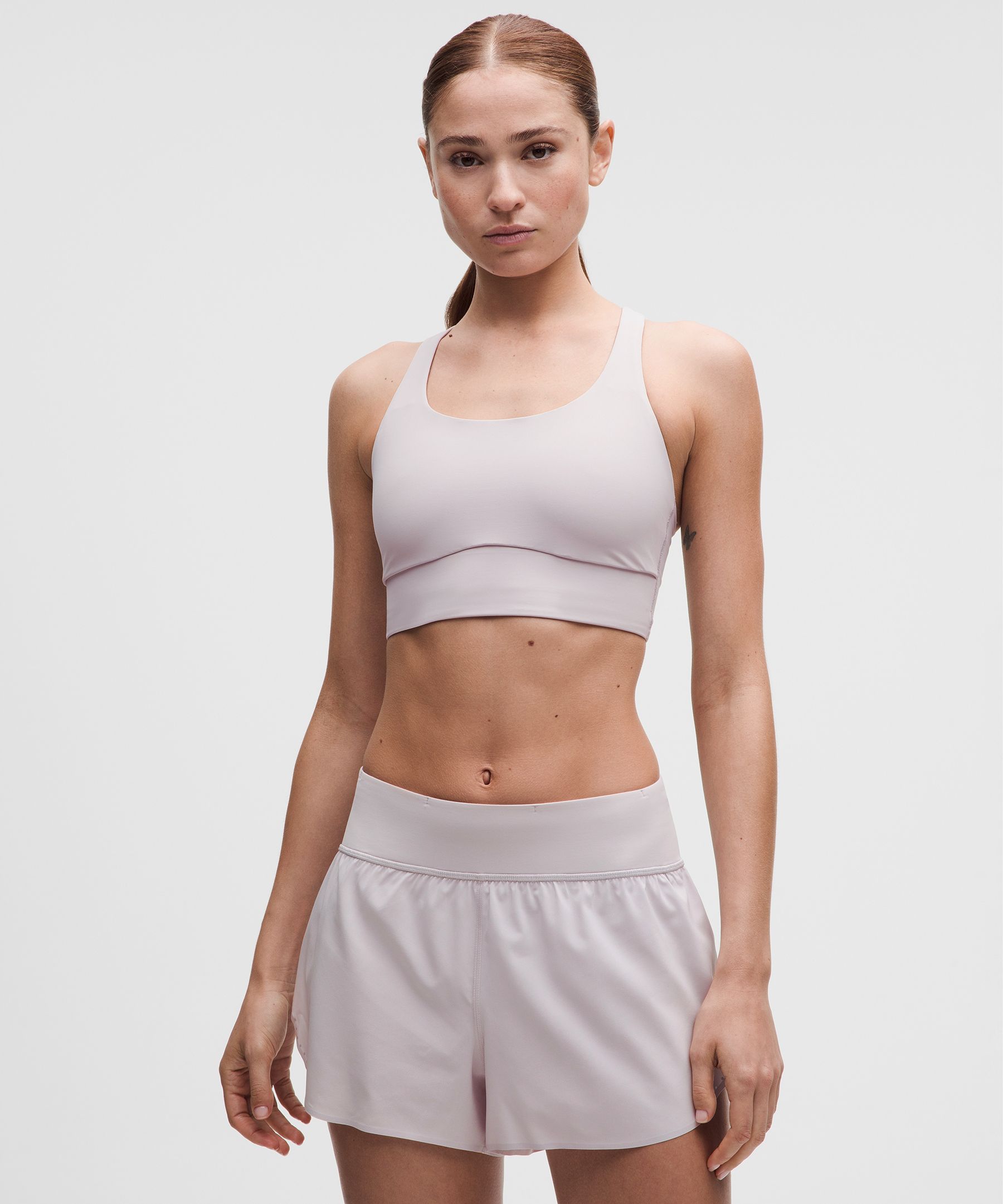 ルルレモン Energy ロングラインブラ ミディアムサポート、B&ndash;Dカップ *Evolve