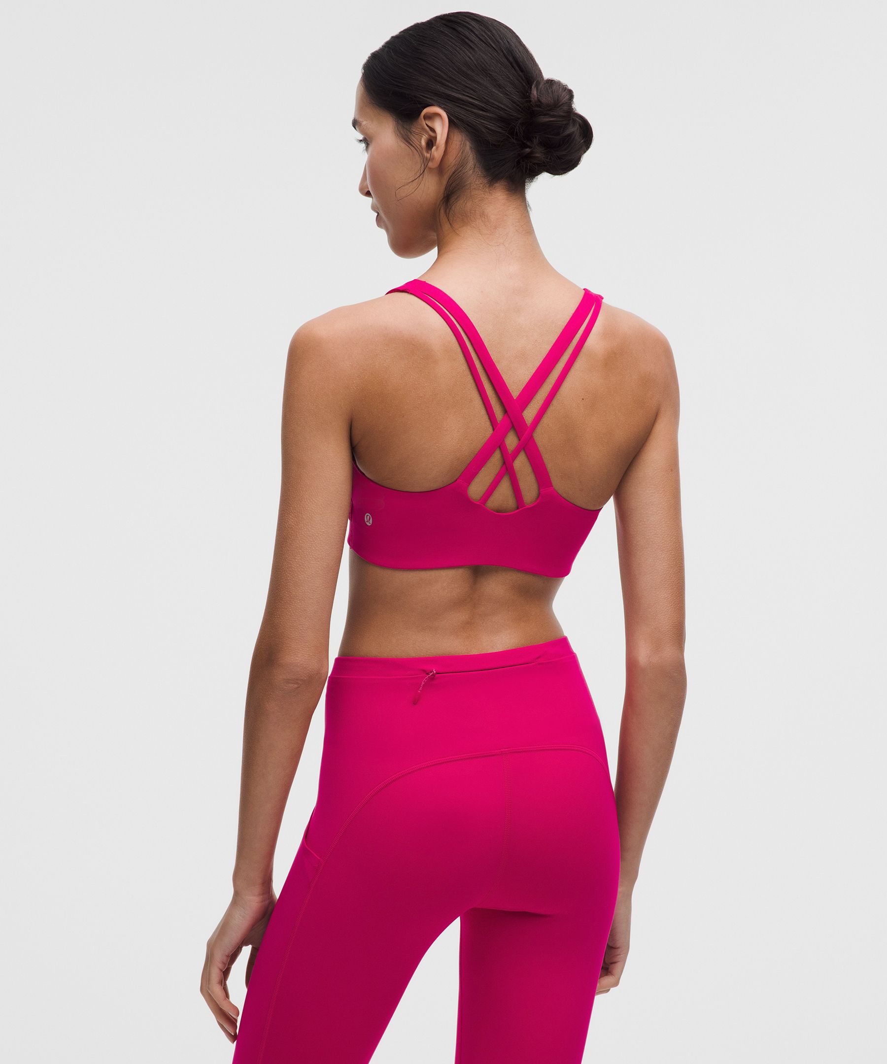Lululemon Energy Bra Medium Support, B-d Cups In Pink