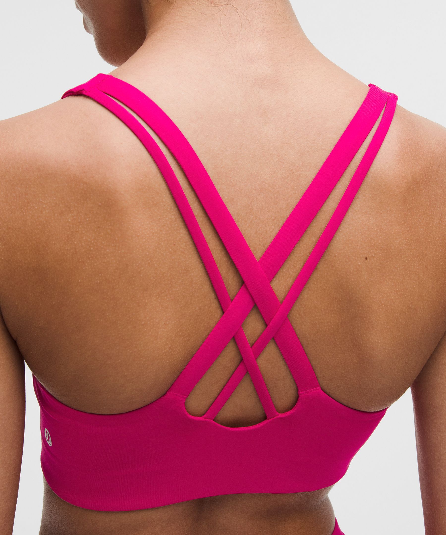 Lululemon Energy Bra Medium Support, B-d Cups In Pink