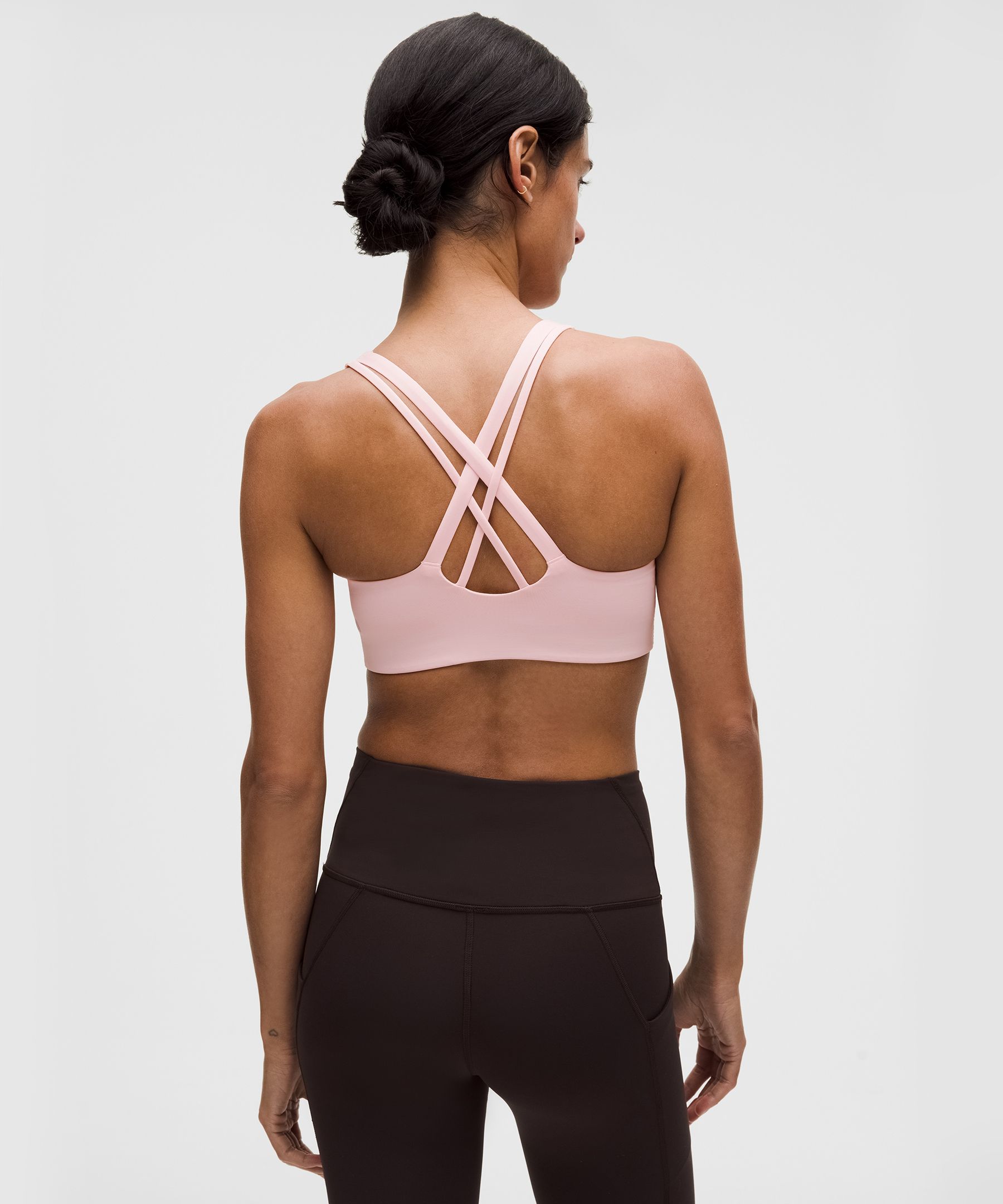 Lululemon Energy Bra Medium Support, B-d Cups In Pink